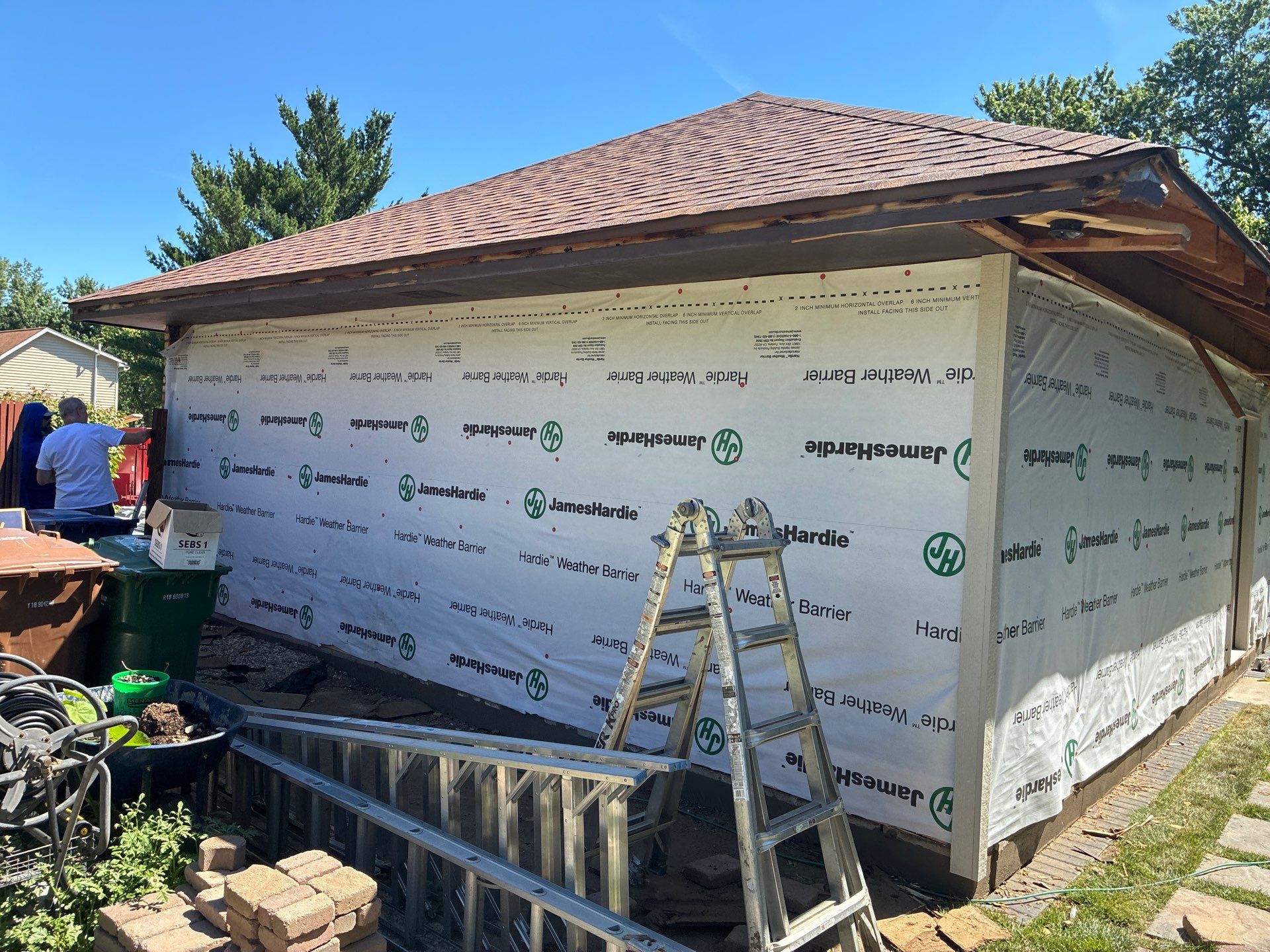 Bellevue Home Exterior Upgrade with James Hardie Siding and Windsor Windows by Carps Complete Exteriors