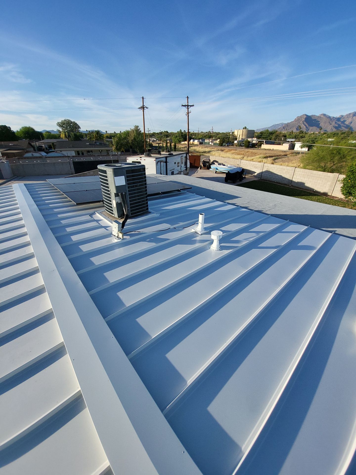 Bright White Standing Seam by Reimagine Roofing