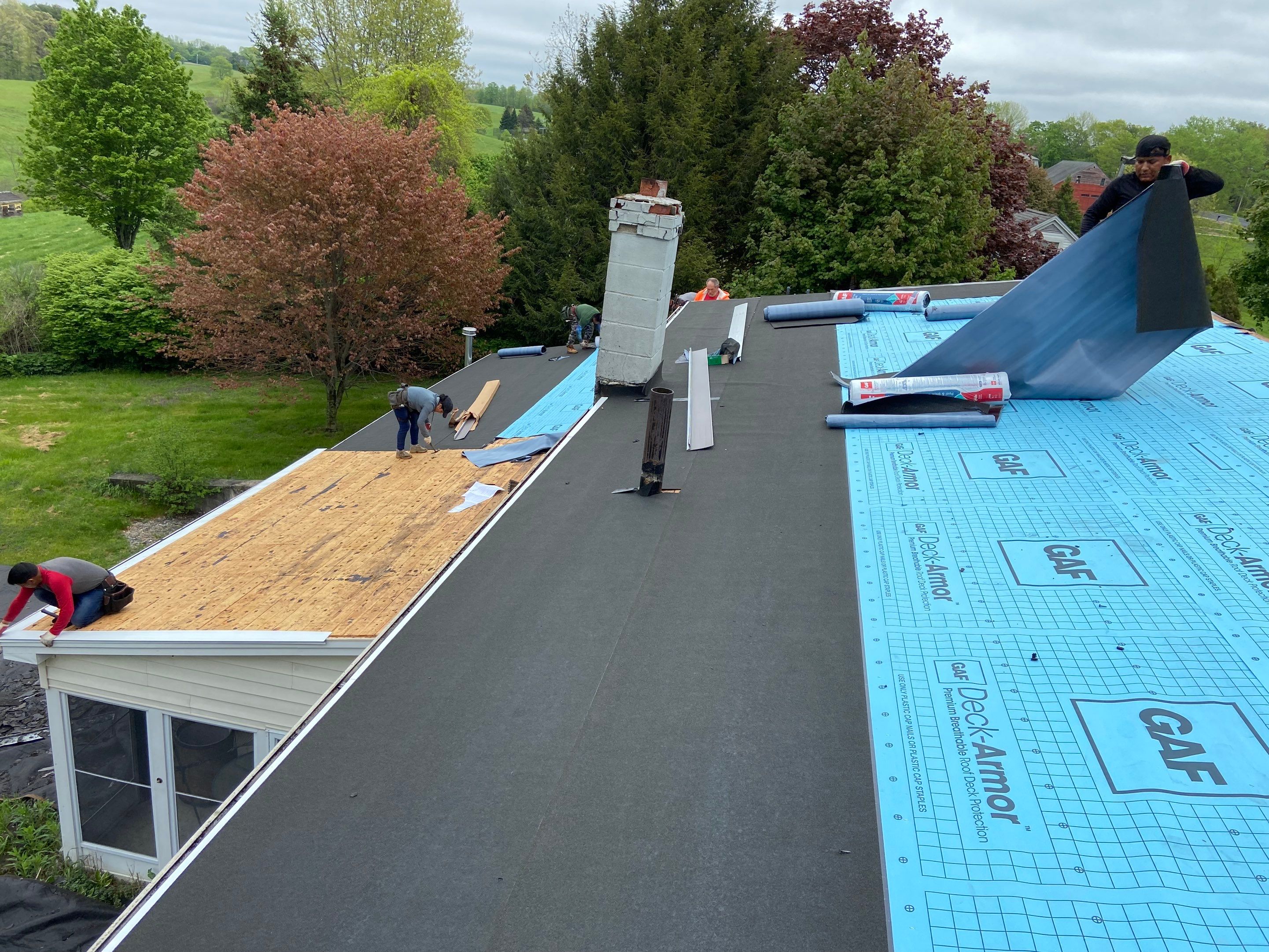 Residential Roofing Installation using GAF Timberline HDZ by Sensible Home Solutions