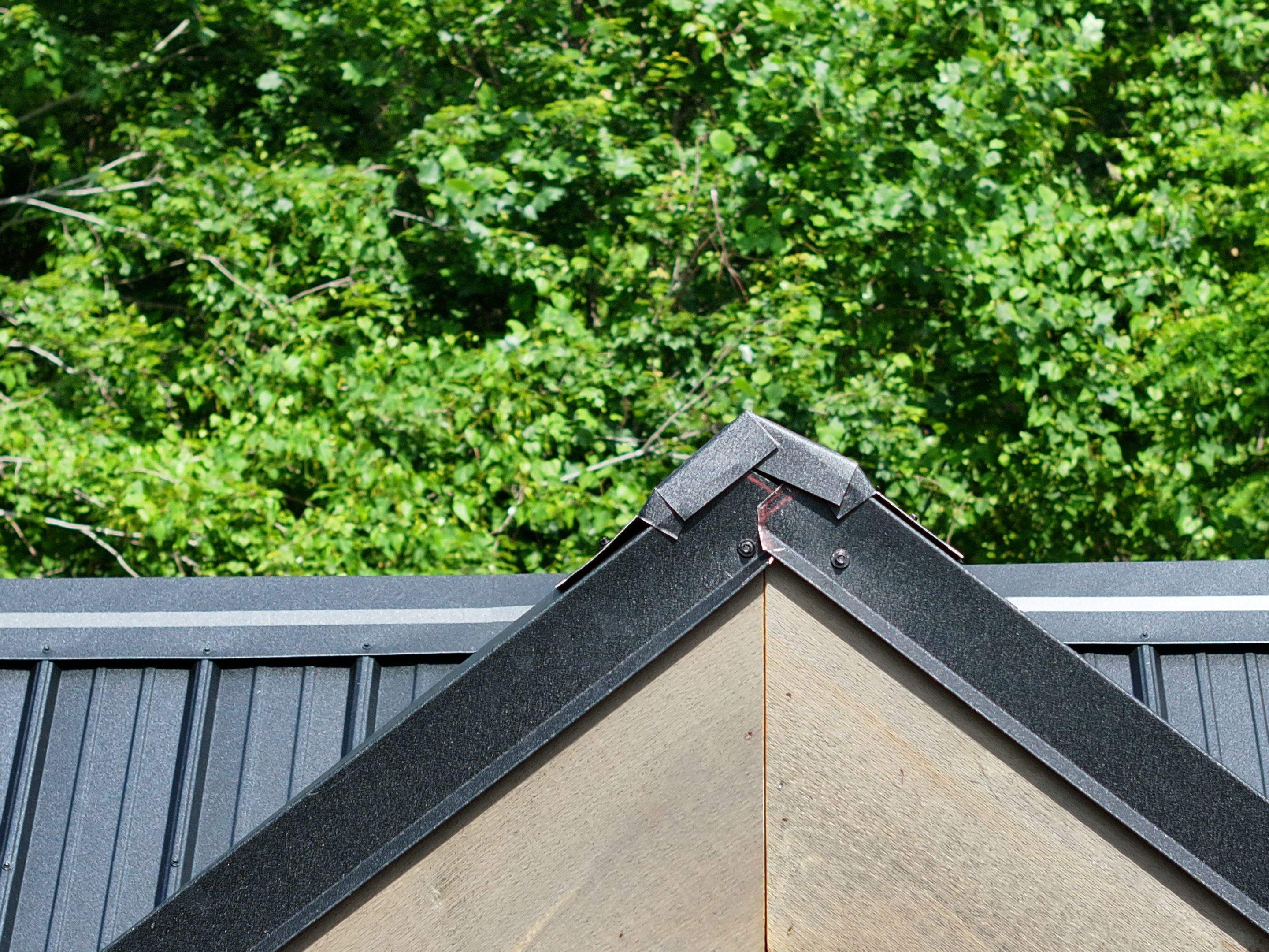Textured Black AG Panel by Omnia Roofing