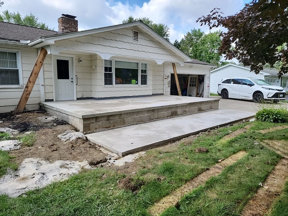 Porch and Concrete by Ivy Lea Construction