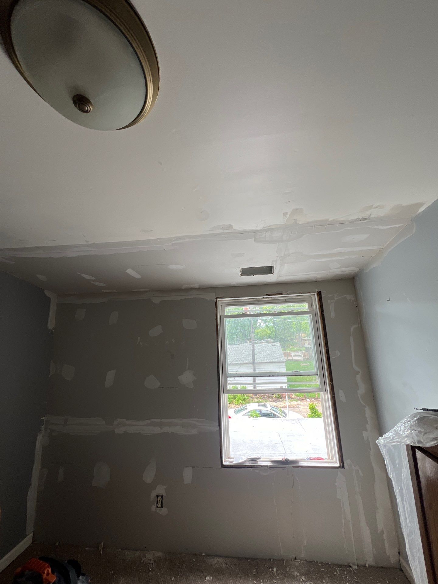 Roof replacement and interior repair by wind damage by Just Brilliant Restoration JBR