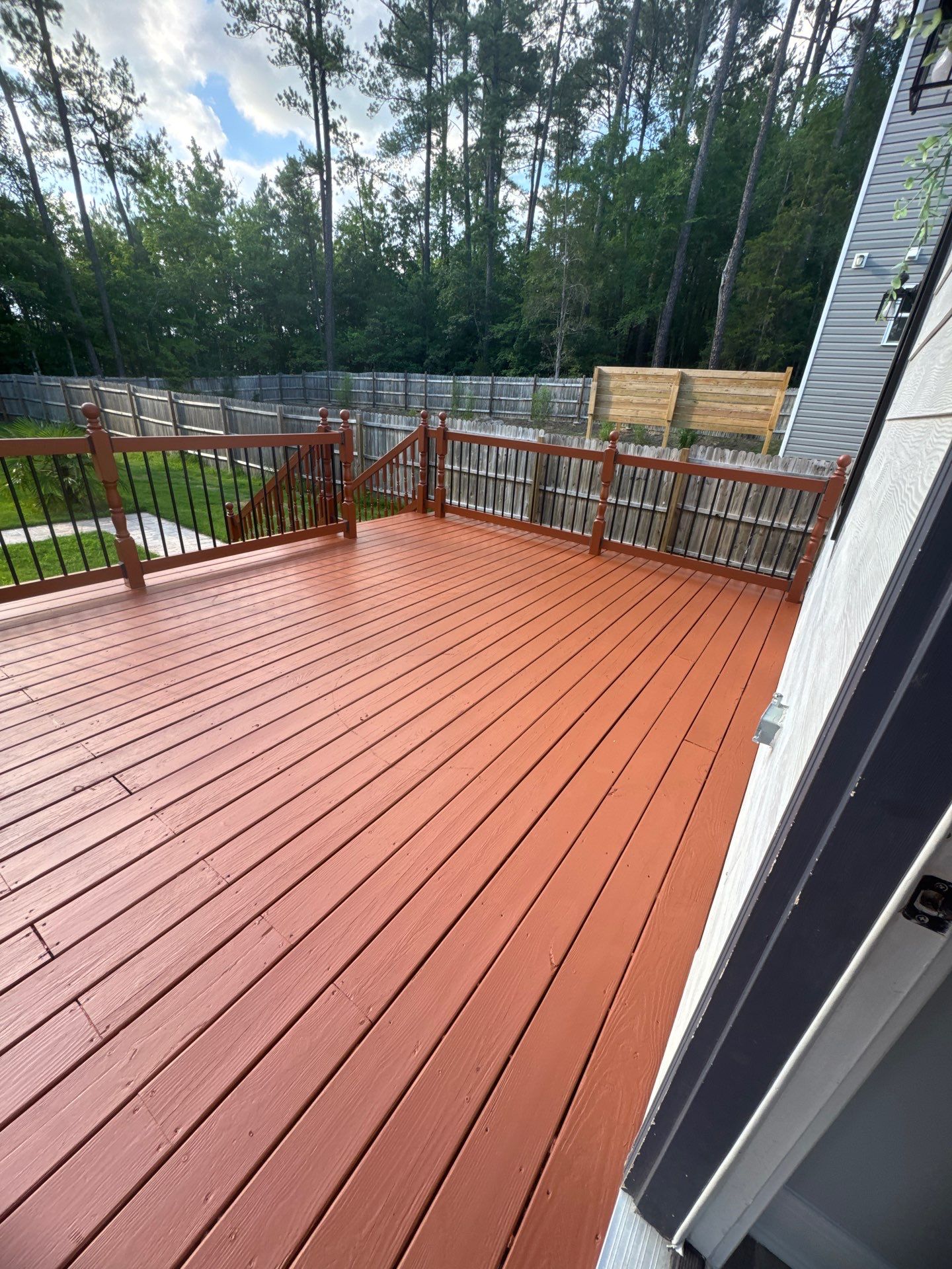 Interior Fresh Coat of paint & Deck stain by GonzalezPainters & Contractors Inc