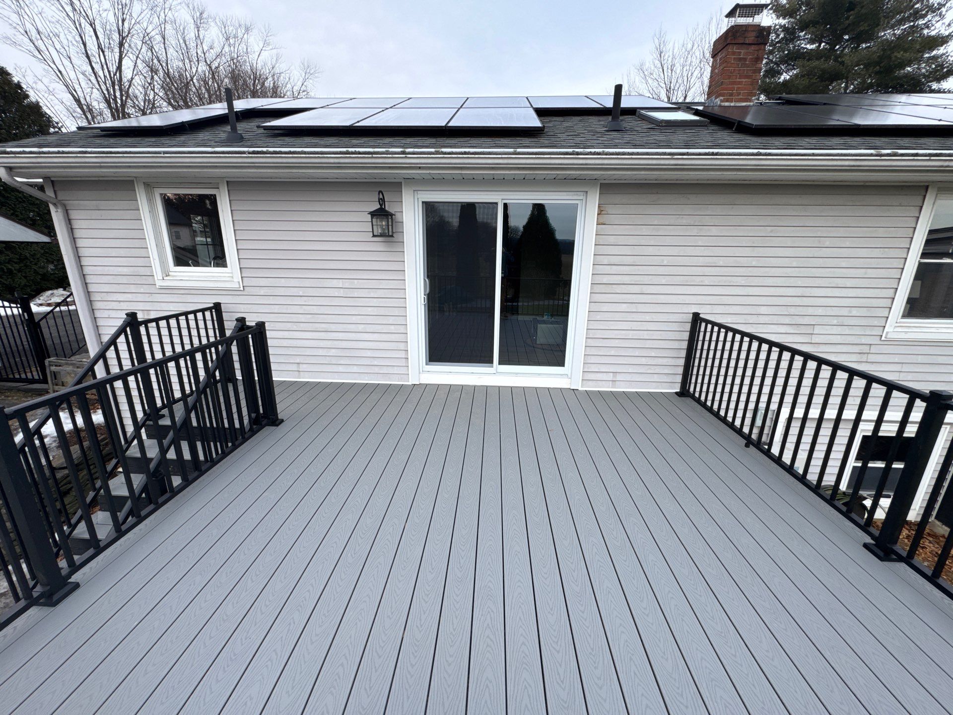 Kitchen Remodel & Deck Installation using Owen Corning Composite Framing Lumber by Chagnon Building & Remodeling LLC