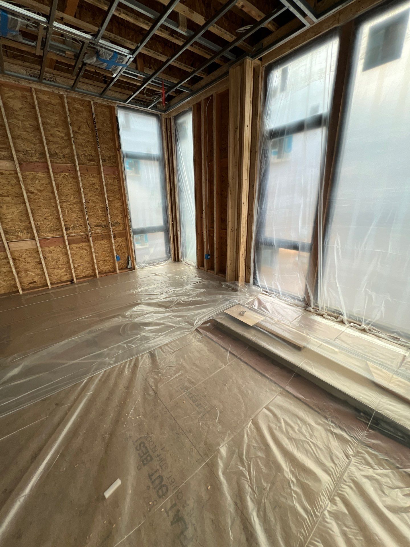 New Construction using Closed Cell Spray Foam by NYS Foam & Energy
