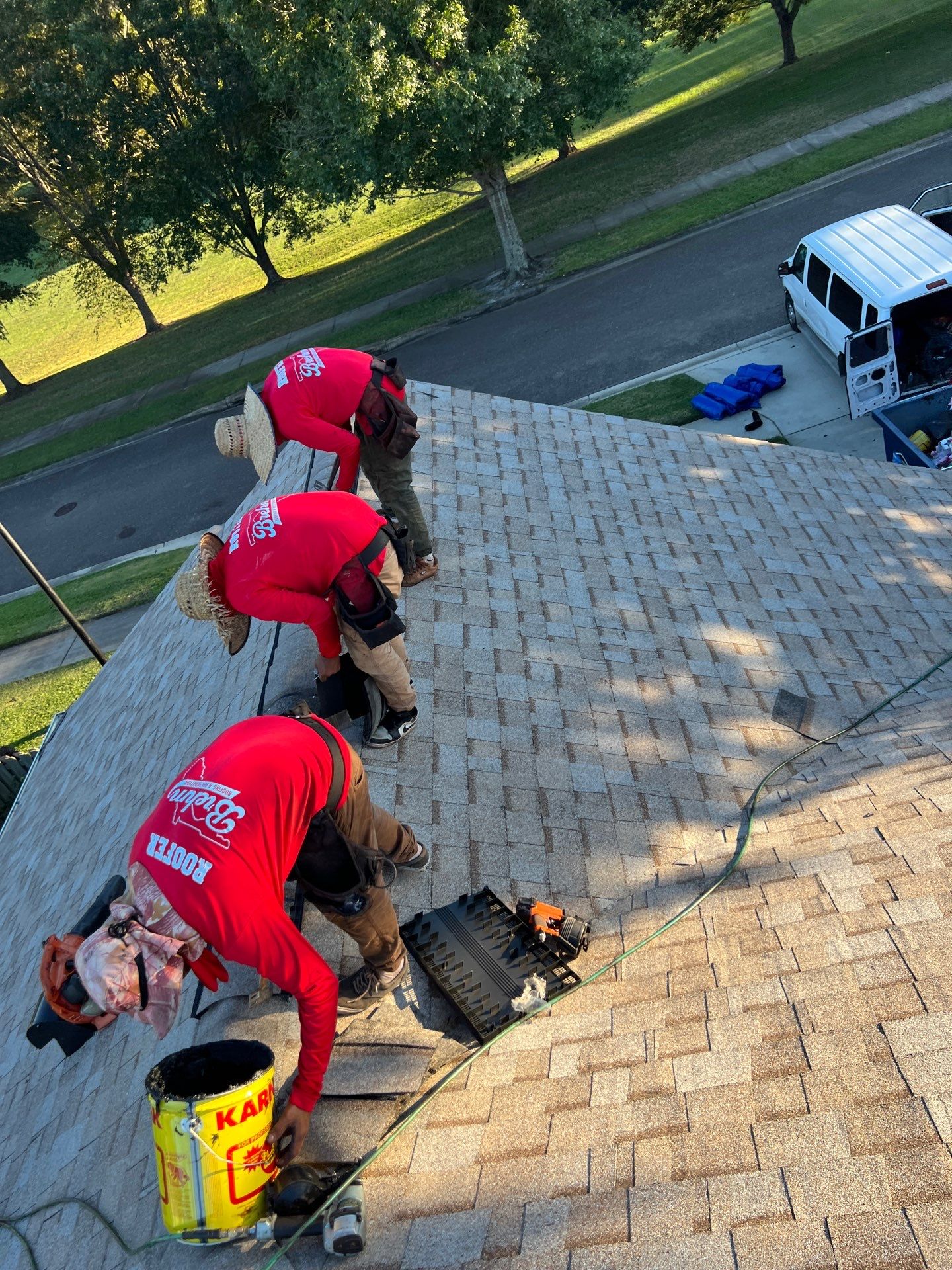 Hail Damage Reroof in Newberry, Florida by Brehm Roofing