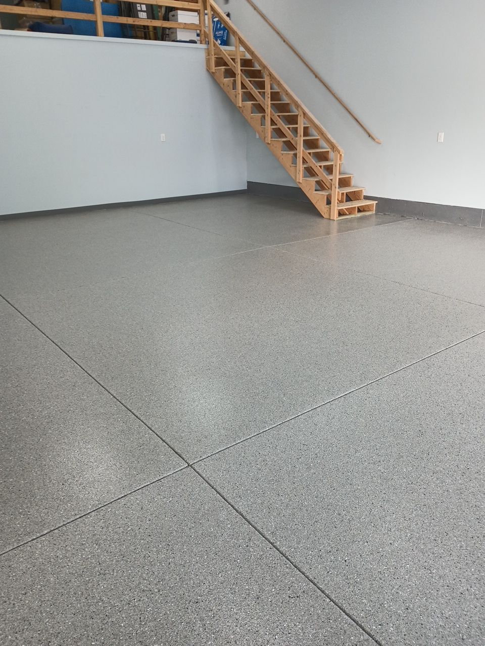 Garage, Walkway and Shop Transformation using Shale Hybrid by Croc Coatings, LLC