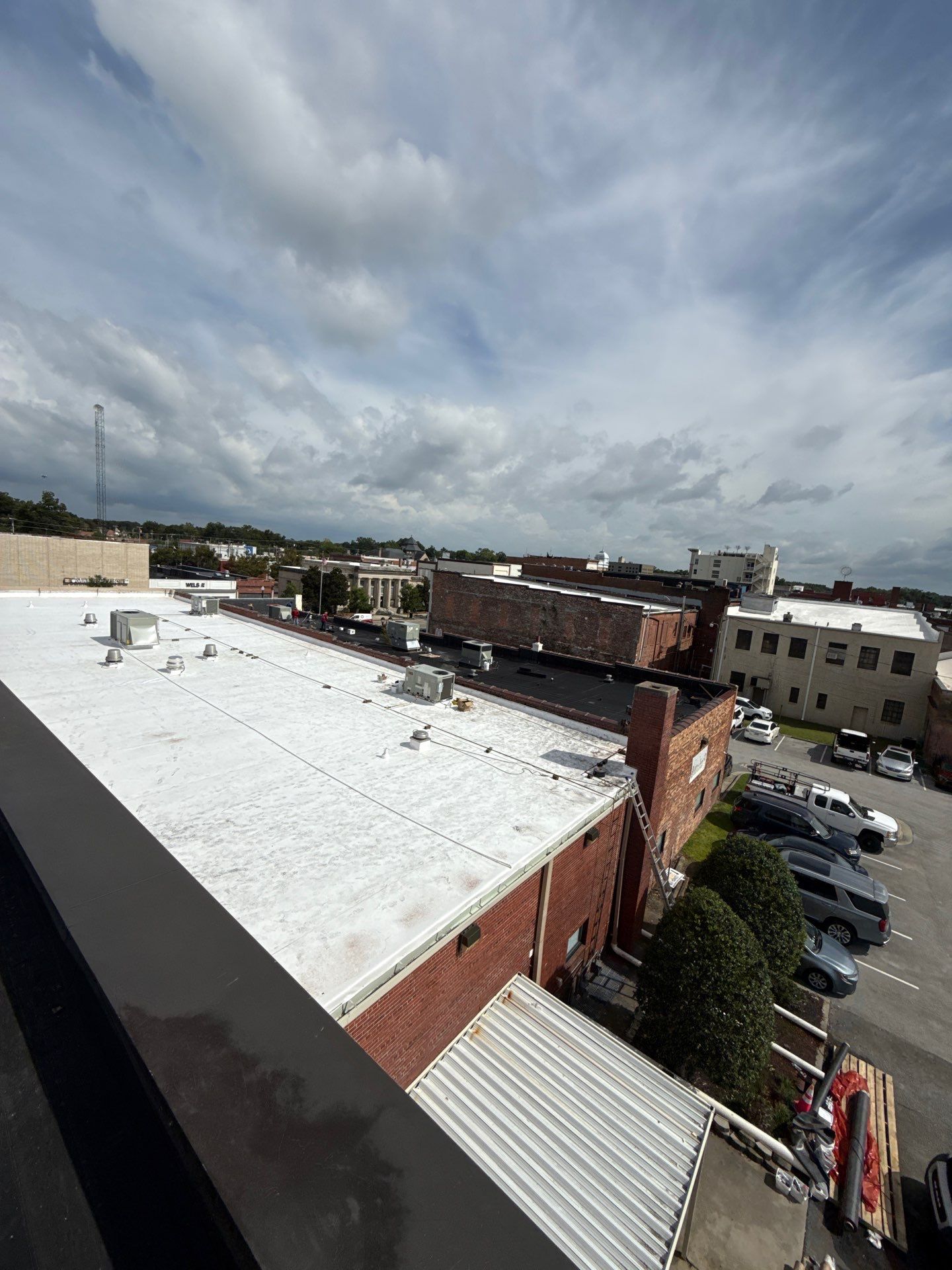 Project in Kinston by Roofing Solutions