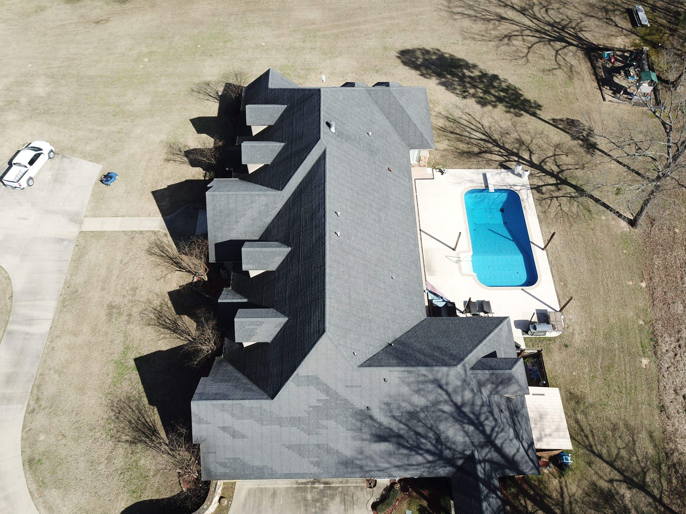Residential Roofing Installation using Malarkey Architectural Vista Shingles by Hostetler Roofing