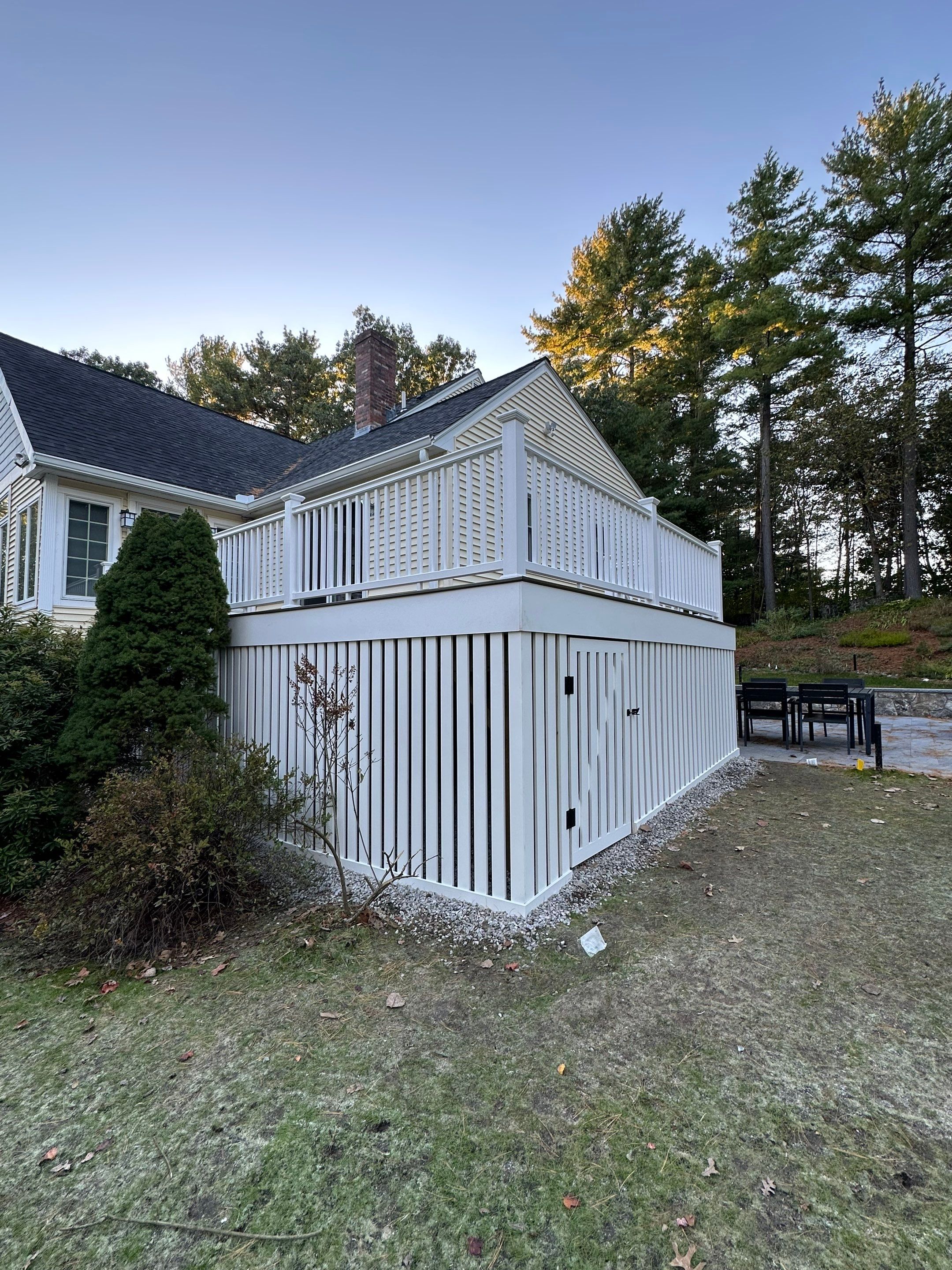 New Deck buit in Medfield MA by UBrothers Construction