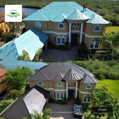 Dark Bronze Standing Seam
