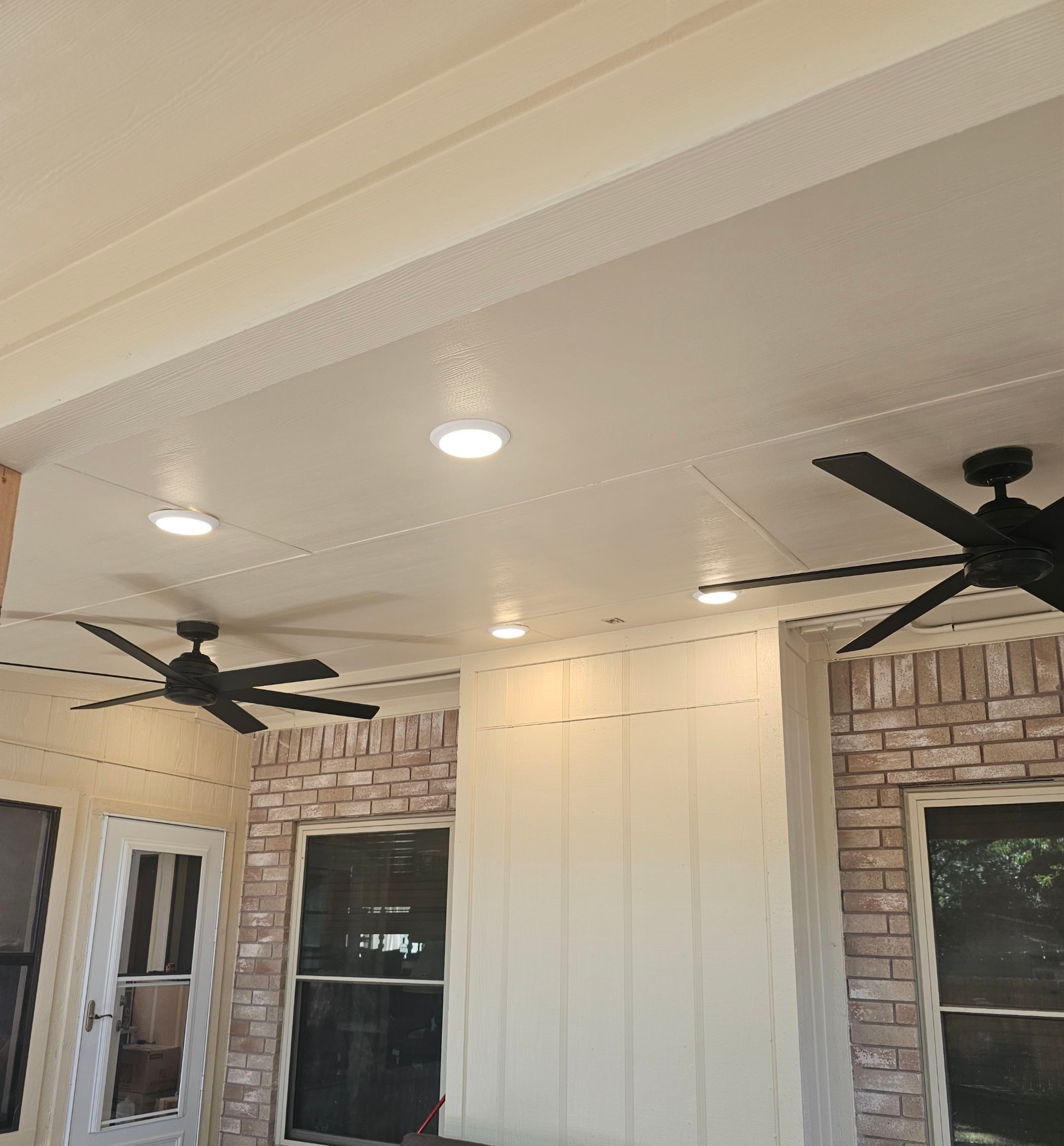 Beautiful New Covered Patio by DeZign Roofing & Exteriors