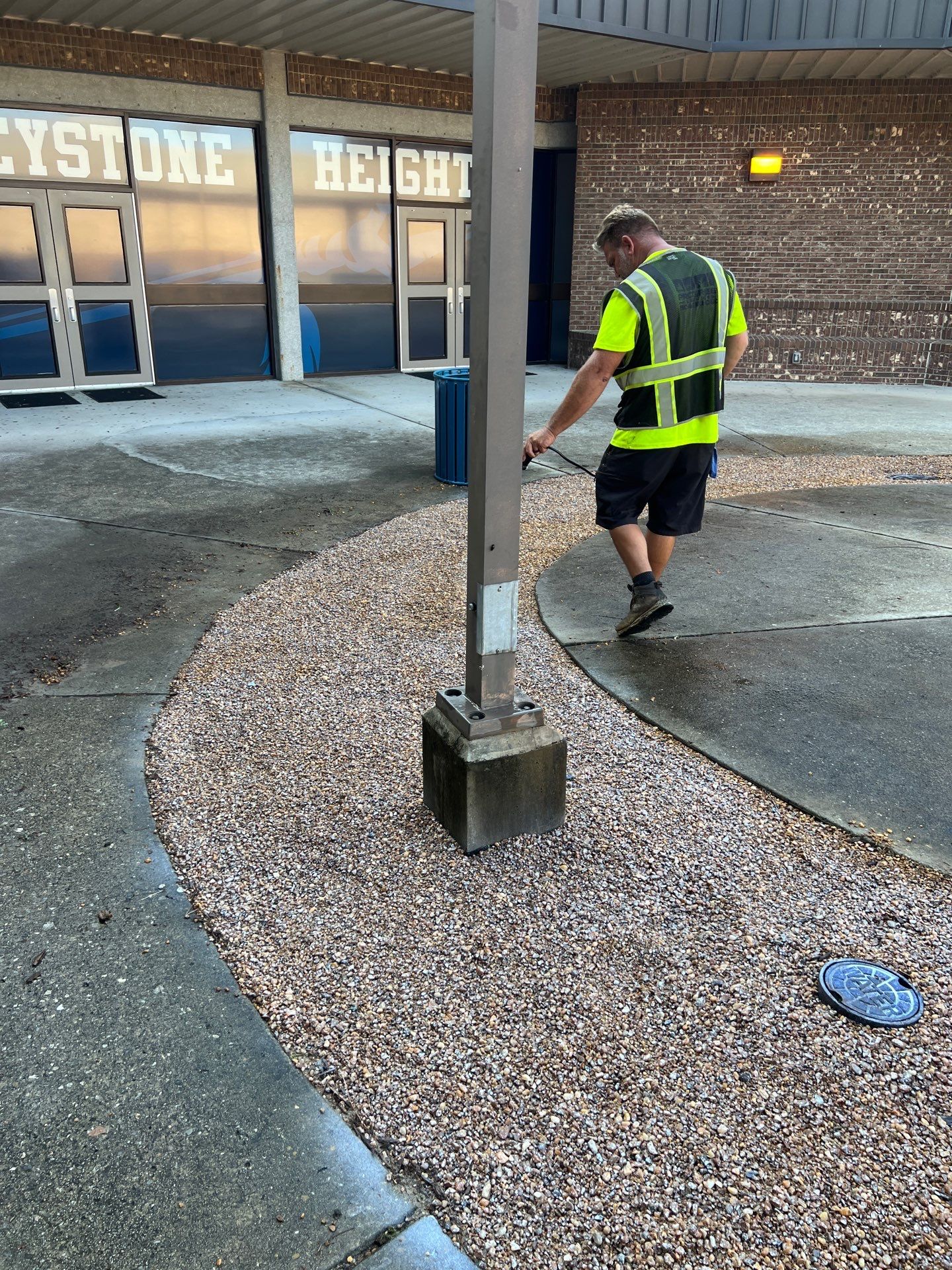 Landscape Install | Keystone Heights HS by ProGreen Services