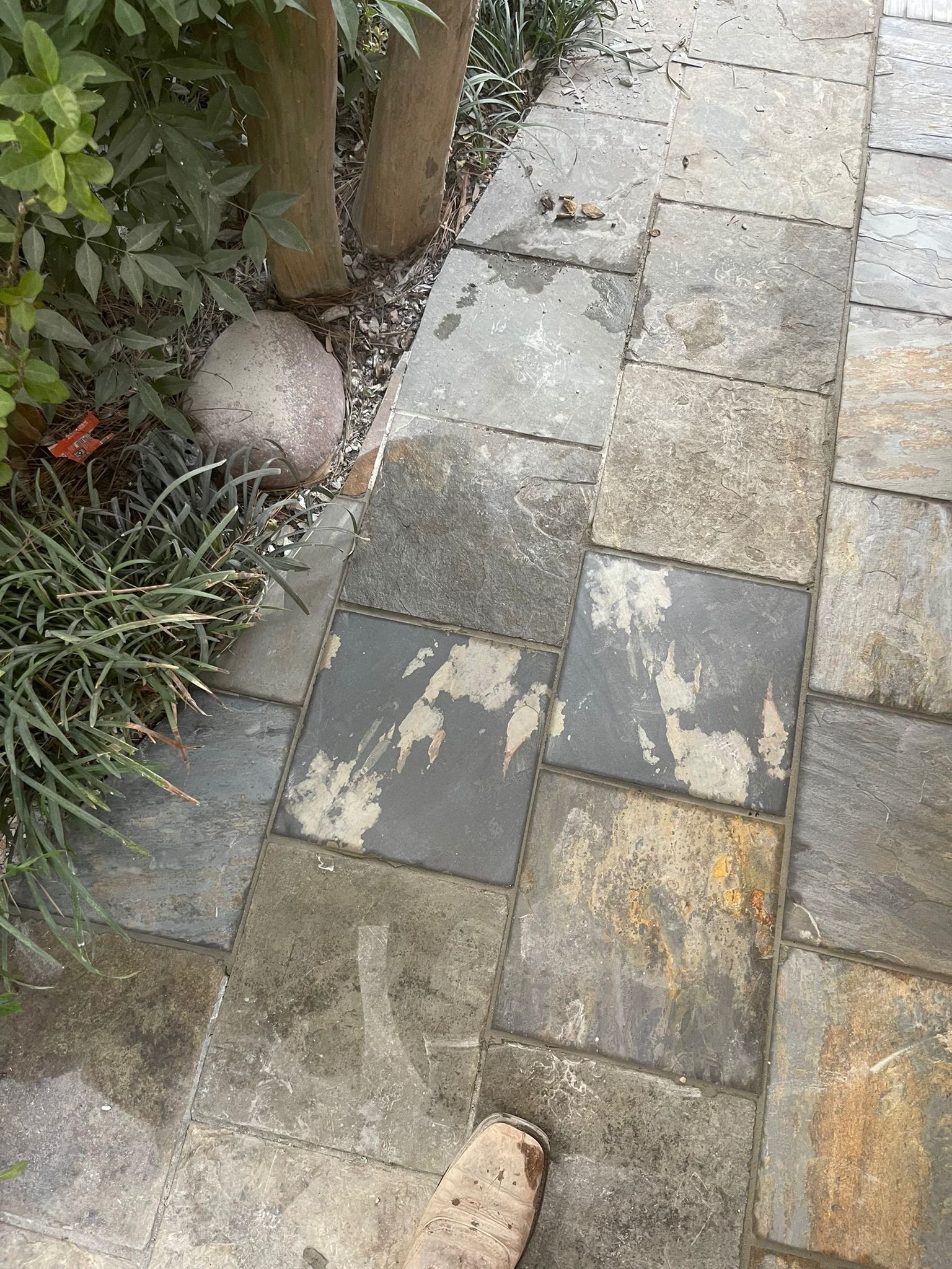 🌿 Project Spotlight: Patio Stone Repair for Linda Pradier by Texas Urban Elements