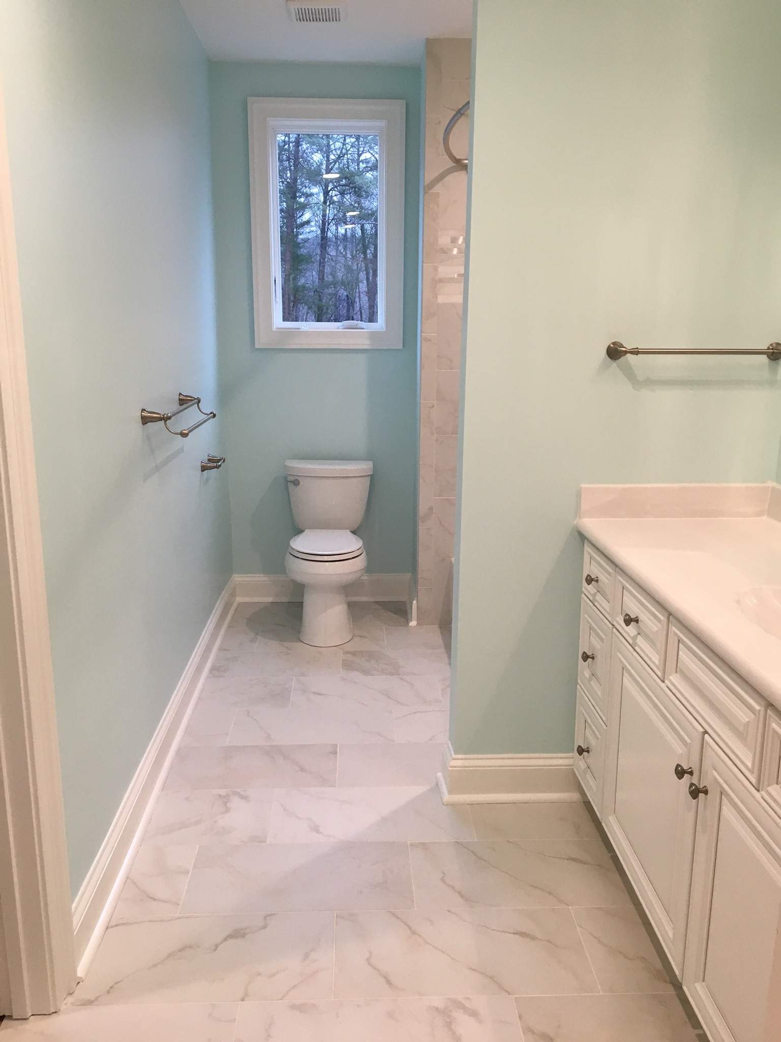 Finished Basement and Bathroom Installation in Roswell by Swift Home Renovations
