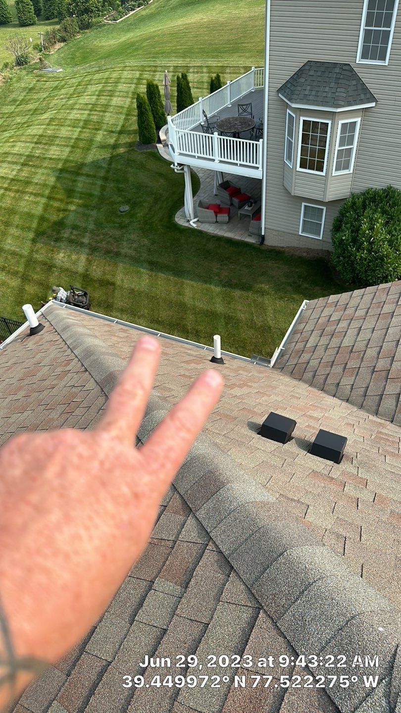 Residential Roofing Repair using CertainTeed Landmark Weathered Wood Architectural Shingles by Frederick Roof Repair