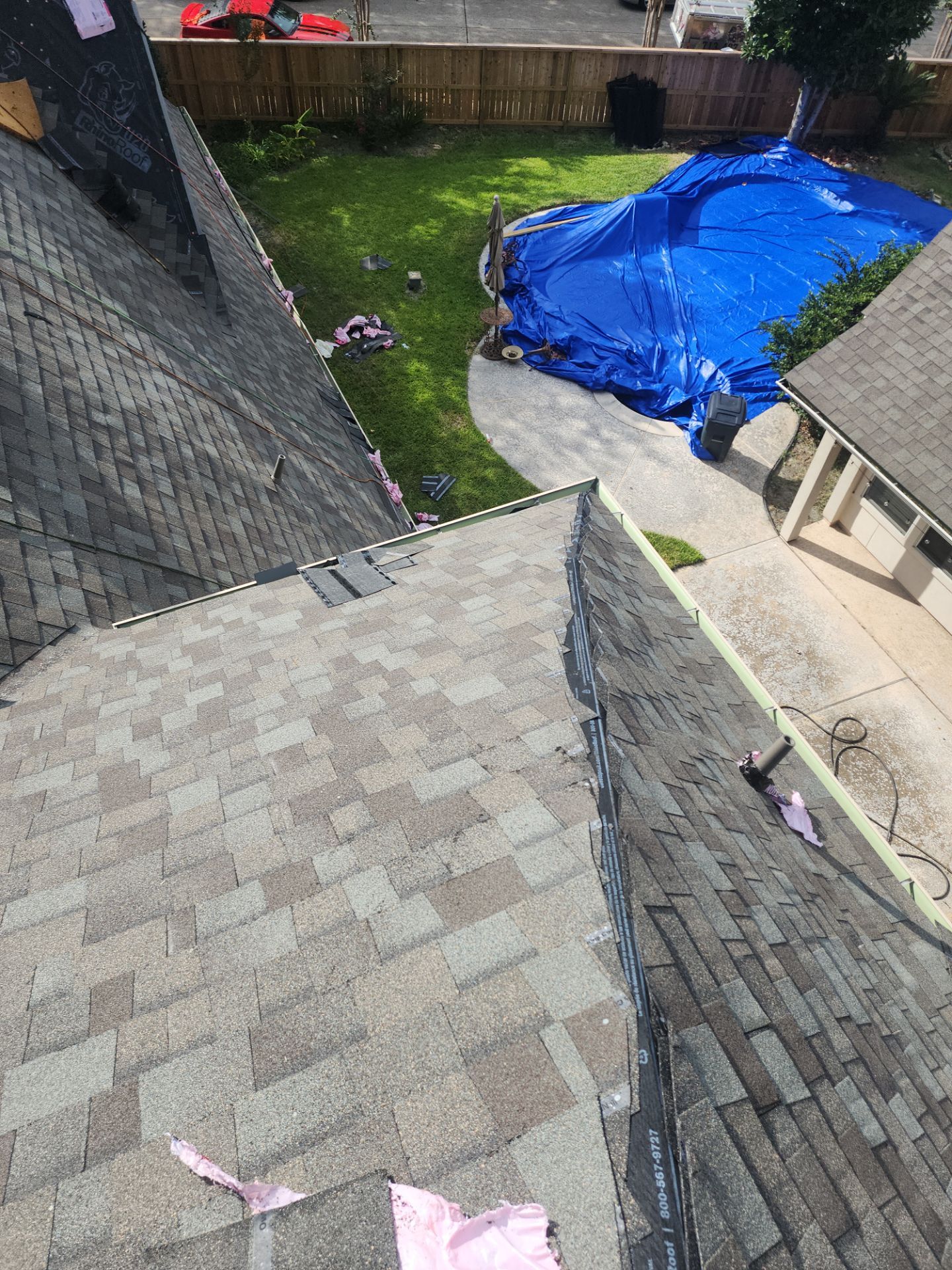 Residential Roofing Installation using Owen's Corning Duration (Lifetime) Shingles by Roof Repair Company
