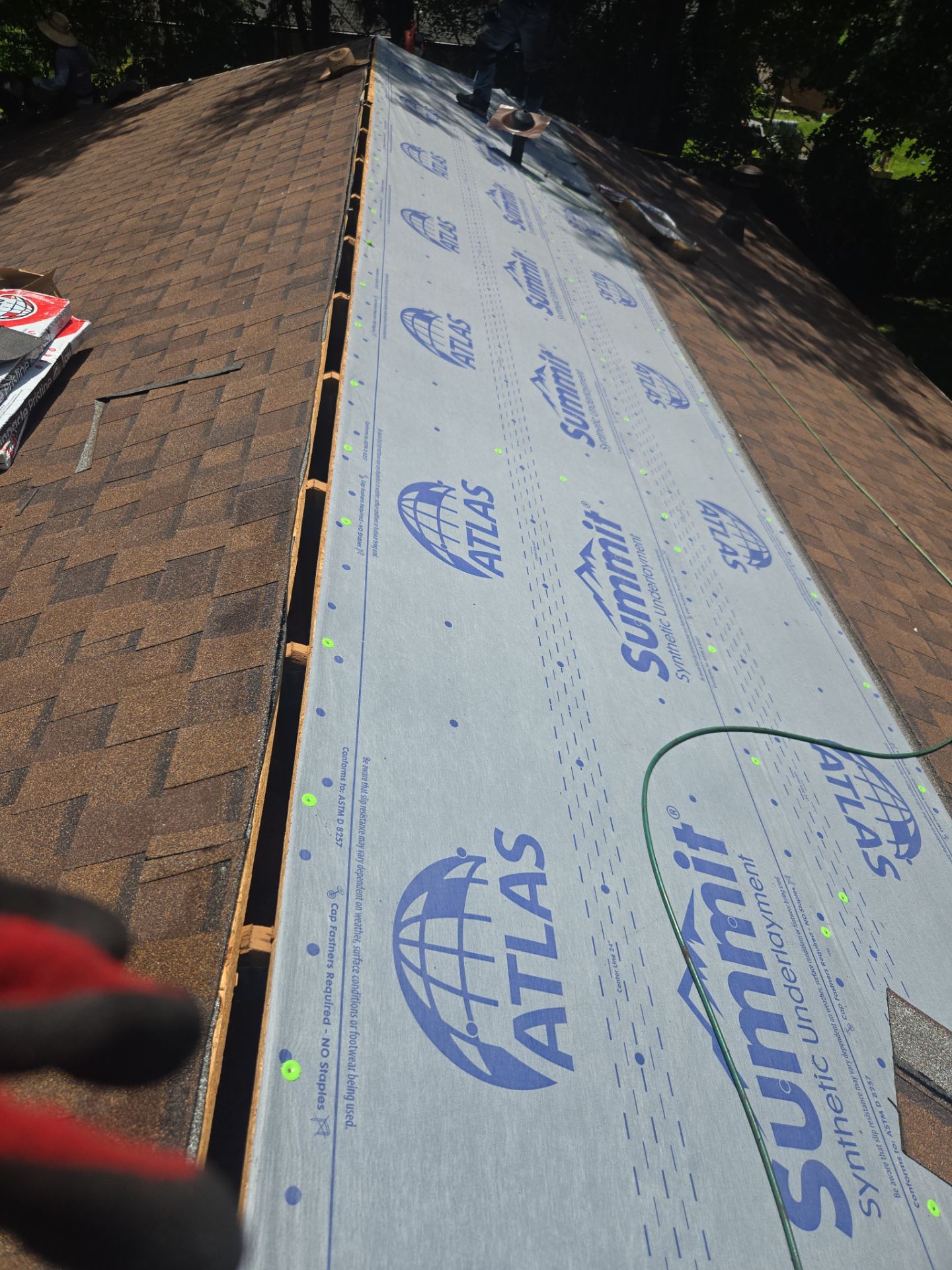 Bob C: Atlas Pinnacle, Color, Burnt Hickory, Drip Edge, Color, Musket Brown by Eagle Eye Roofing