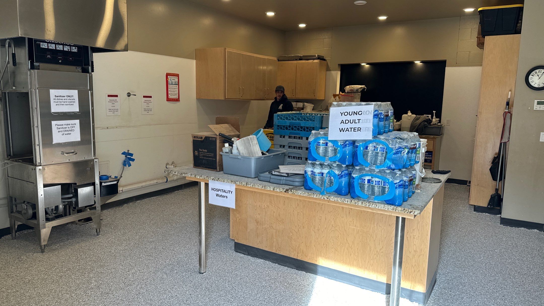 Commercial Kitchen Floor Transformation using Mt Everest by Croc Coatings, LLC