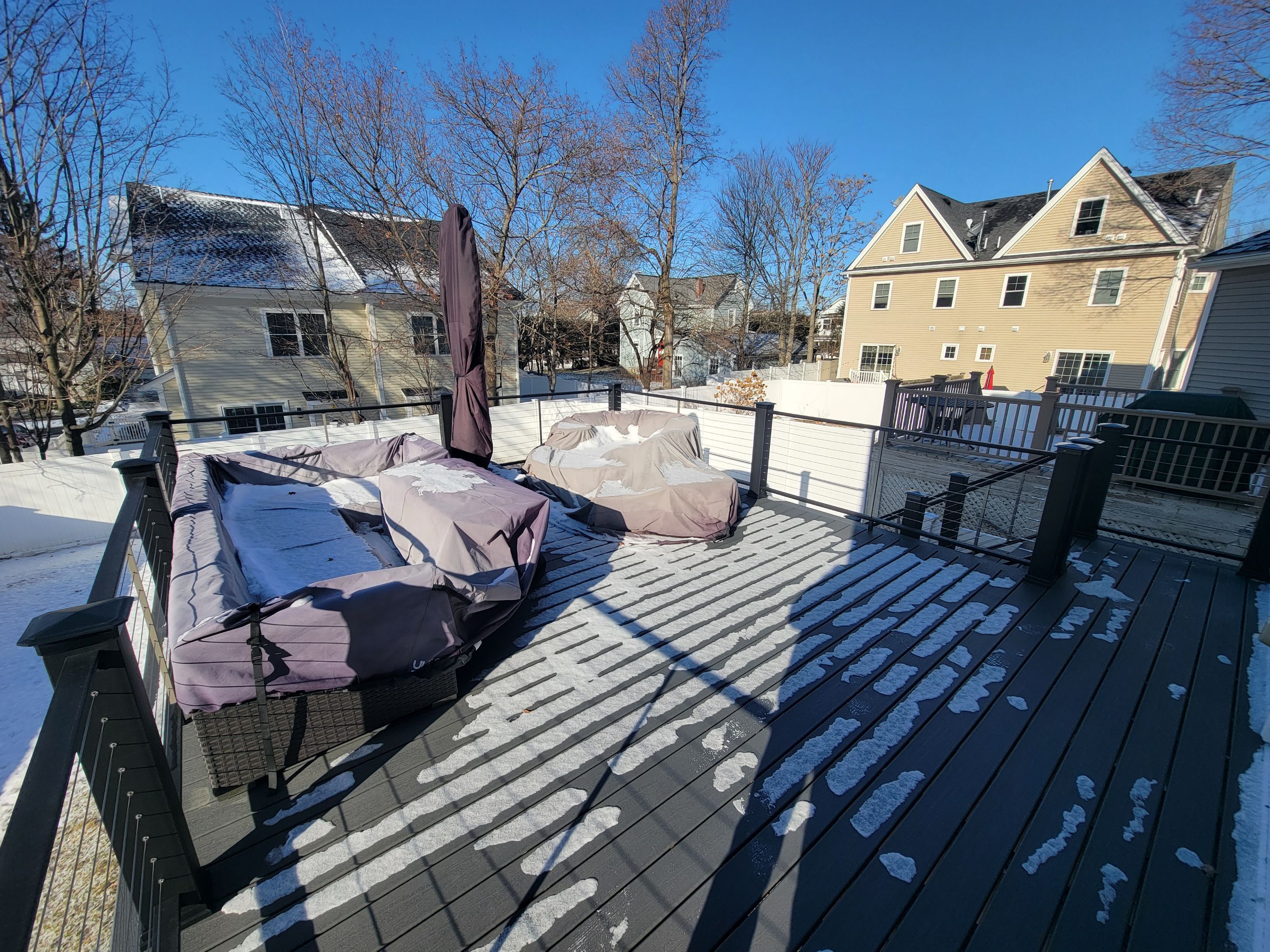 Deck Construction using Trex Decking by UBrothers Construction