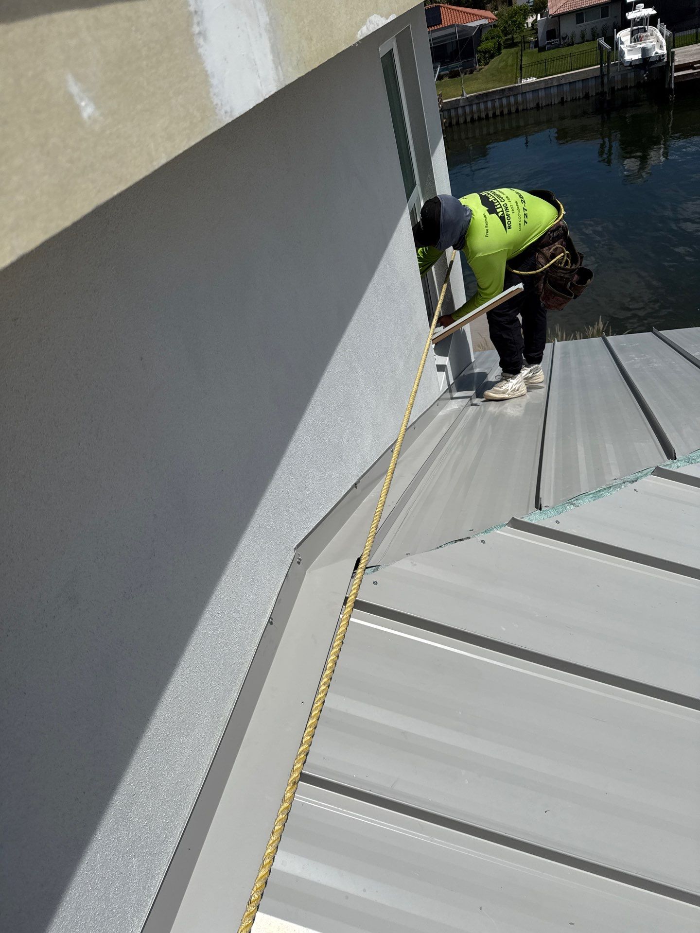 Project in St. Petersburg 33703 by Mitchell Roofing Company LLC