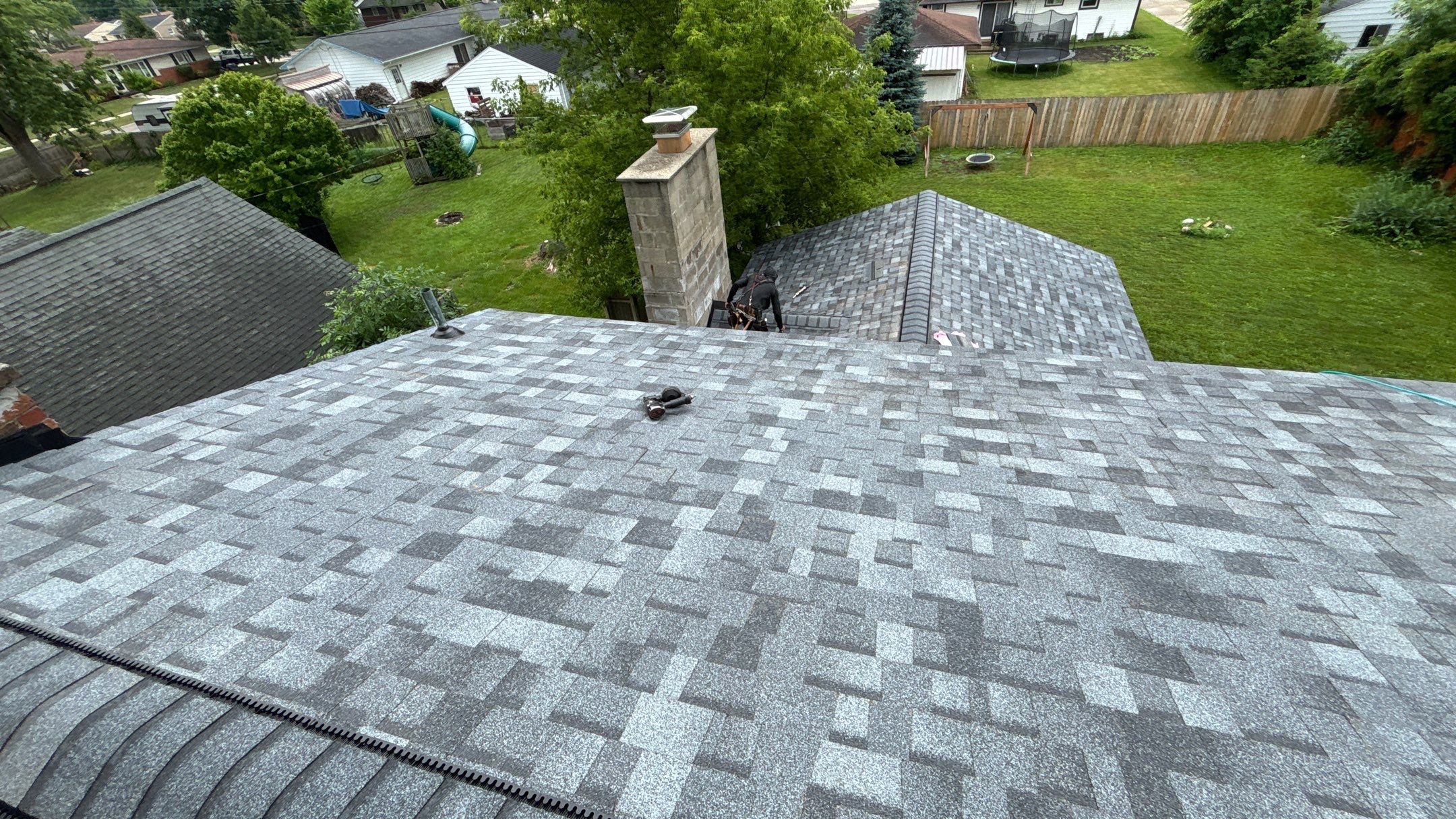 Roof Replacement using Owens Corning Slatestone Gray by 180 Contractors