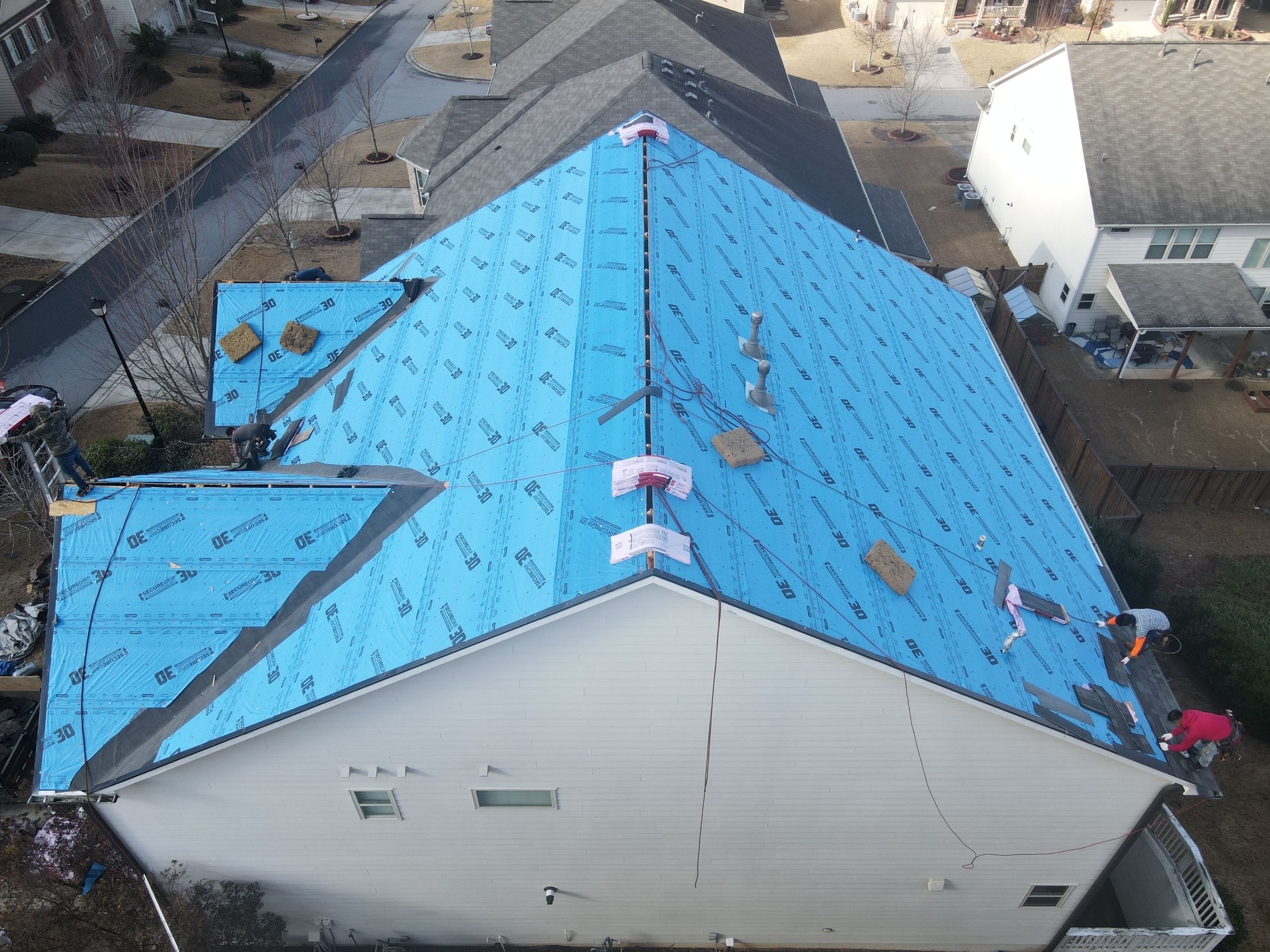 Residential Roofing Installation using Owens Corning by Inspector Roofing and Restoration