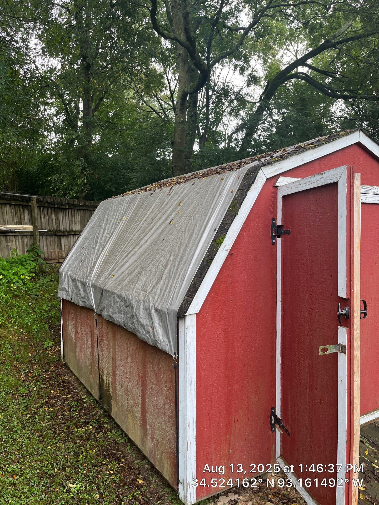 GAF Timberline HDZ Roof Replacement and Decking Repair in Hot Springs by Temple Roofing and Exteriors