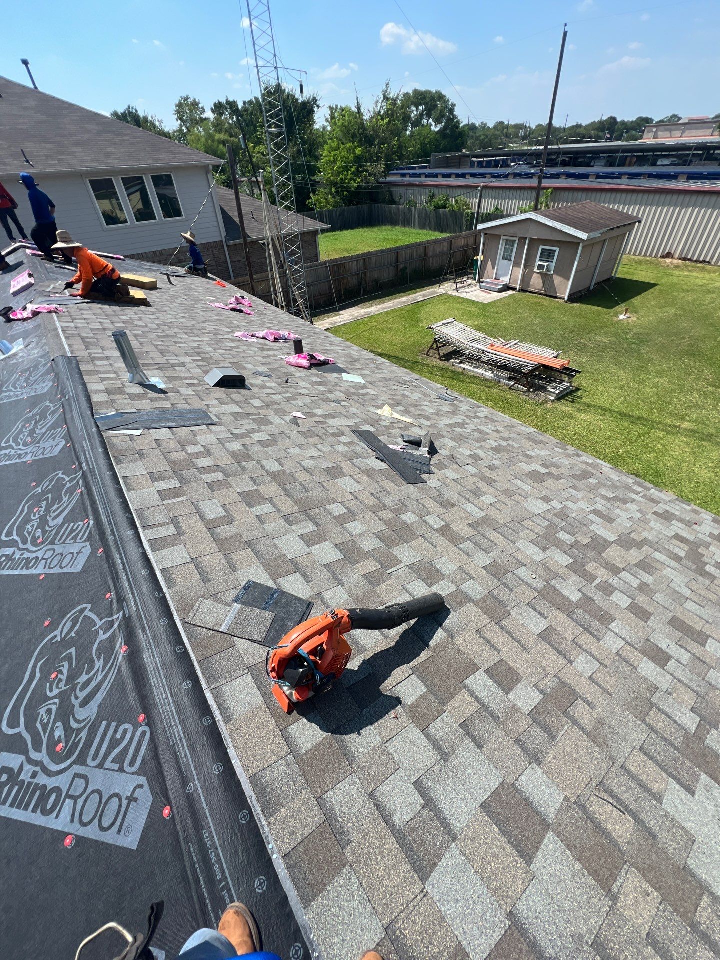 Residential Roofing Installation using Owen's Corning Duration (Lifetime) Shingles by Roof Repair Company
