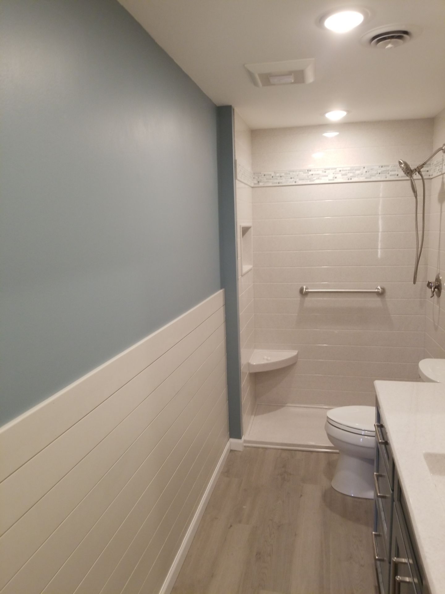 Diane's Basement Bath Remodel by Kitchen Works LLC