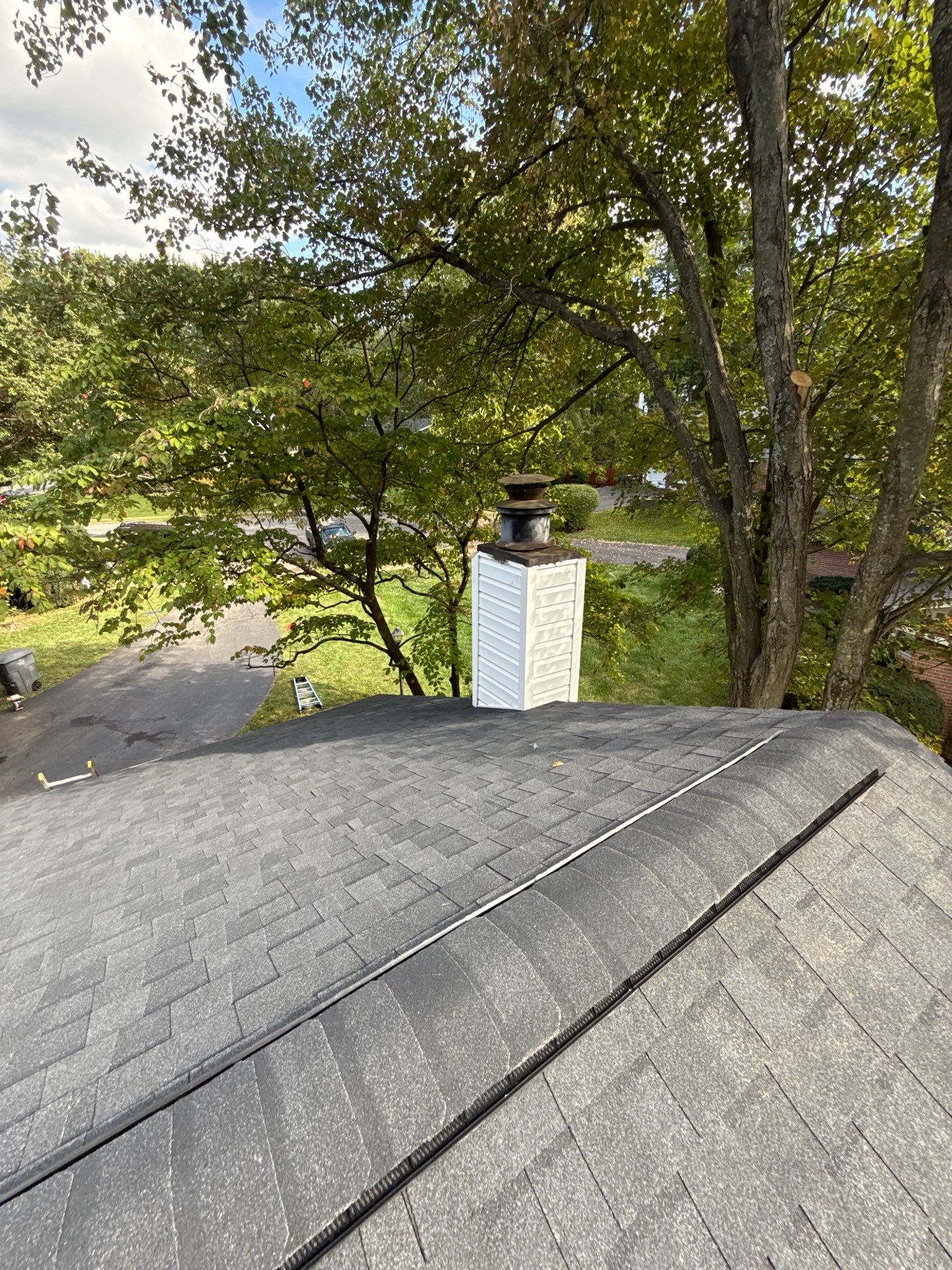 Falls Church: Residential Roof Replacement with CertainTeed Landmark in Moire Black  by RM Banning, Inc.