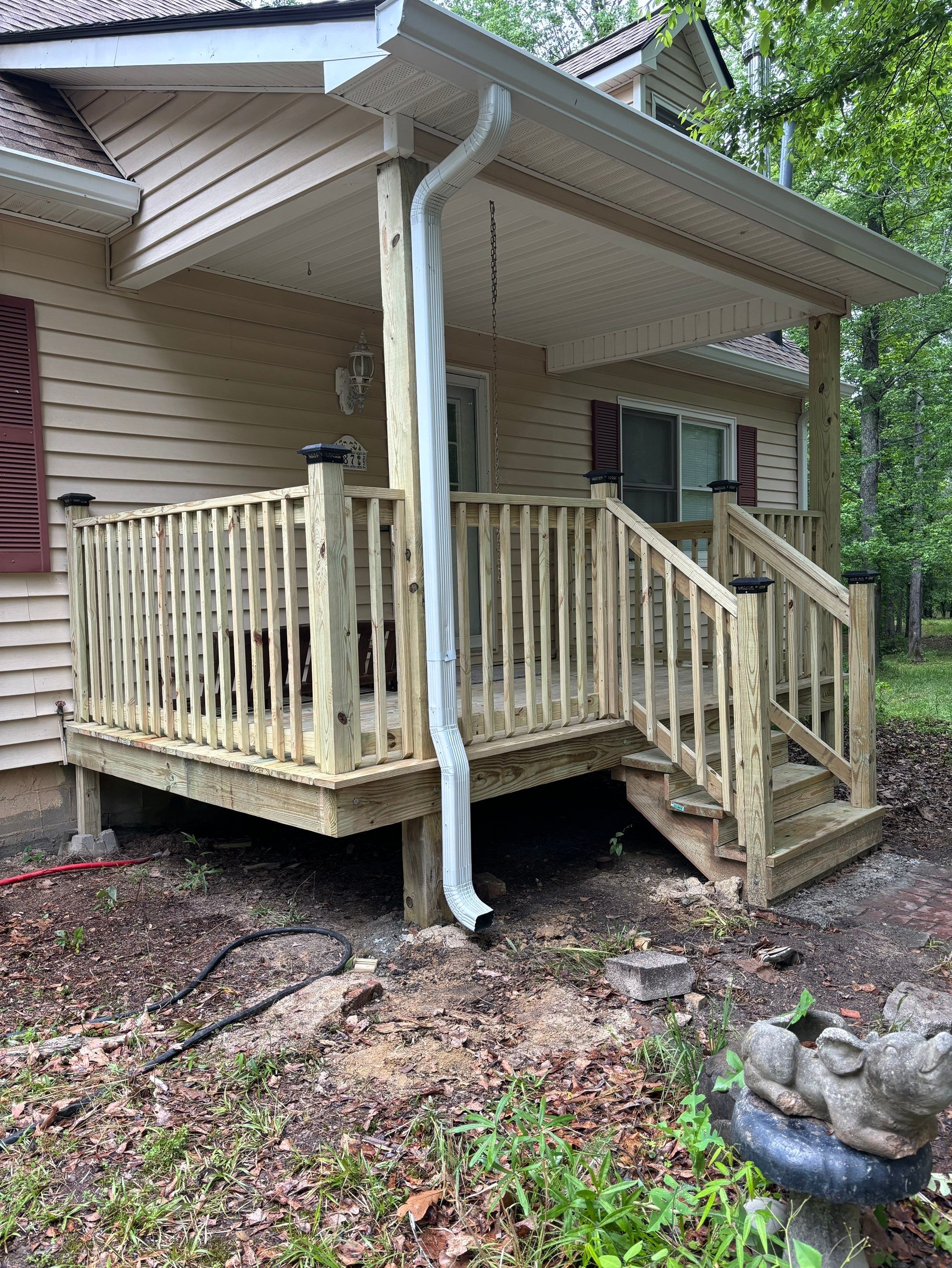 Roof Replacement and cover porch by Deerfield Roofing LLC