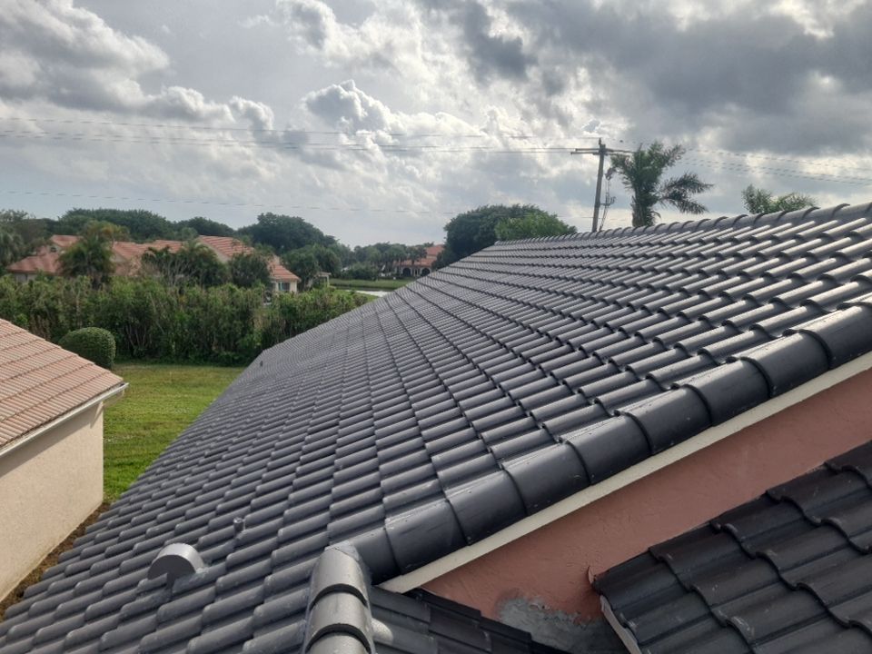 Residential Roofing Installation using Eagle Roofing Tile by BLUES BROTHERS ROOFING