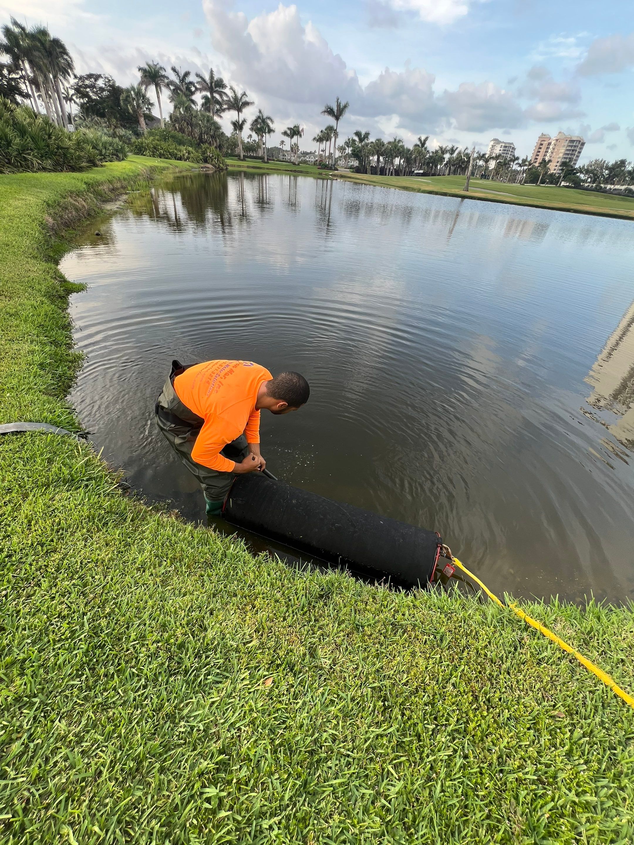 Bonita Bay Condo Stormwater System Cleaning by APS Power & Water