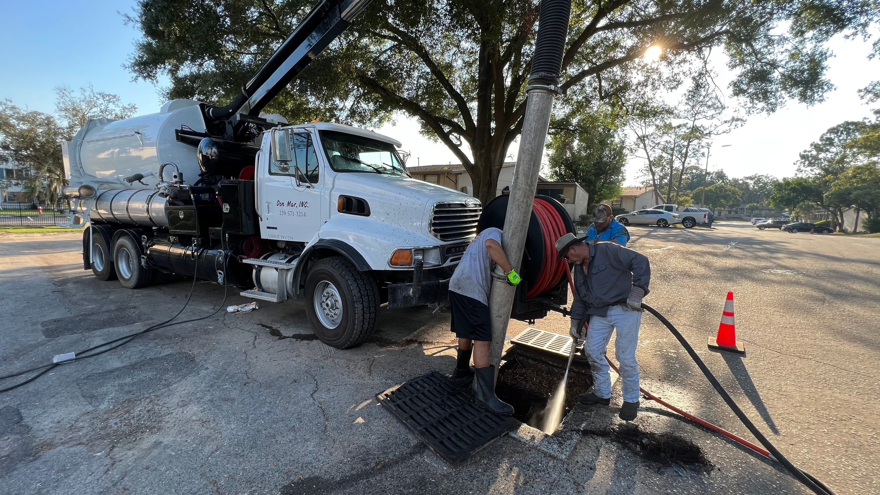 Apartment Complex Storm Water System Cleaning and Maintenance by Don Mar, Inc. Storm Water Solutions