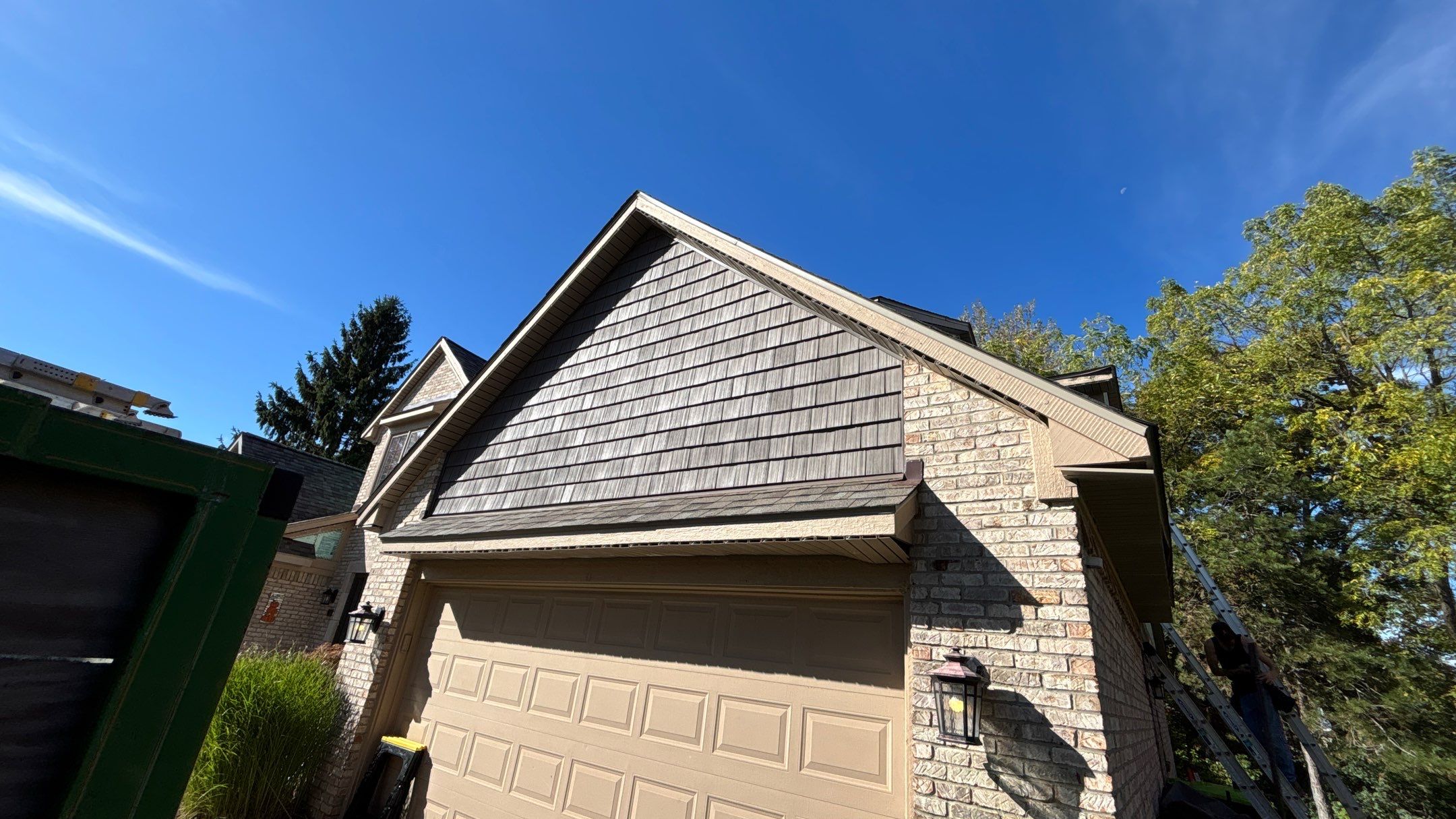 Siding Replacement using Alside D5" Flagship Brown by 180 Contractors