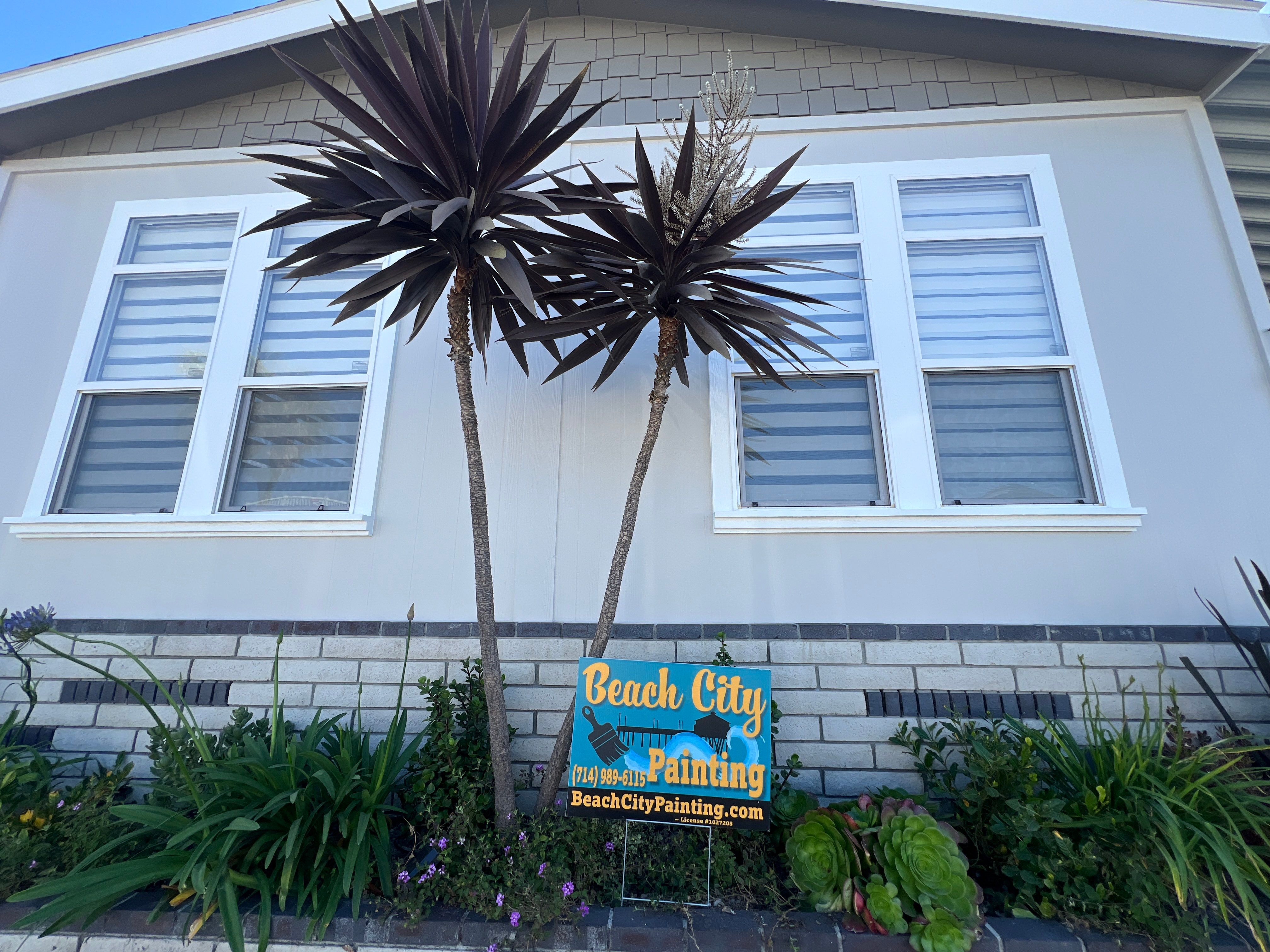 Complete Exterior Painting of a PCH Mobile Home by Beach City Painting