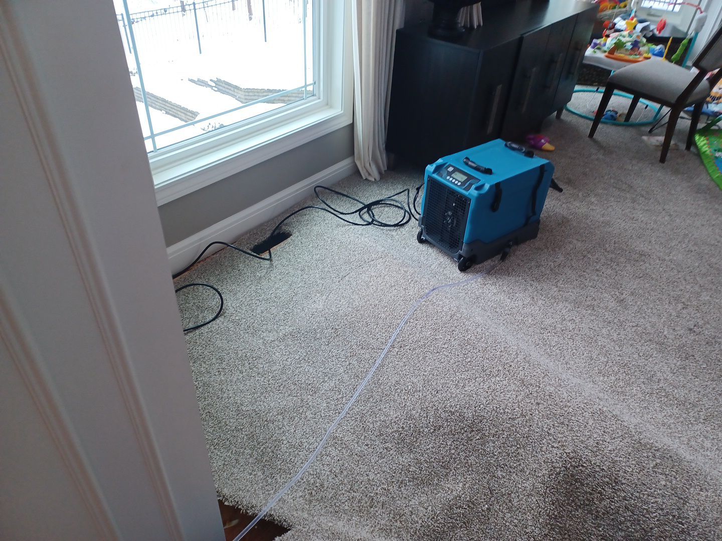 Project in Commerce Charter Twp by EzDry Water Mitigation & Property Restoration