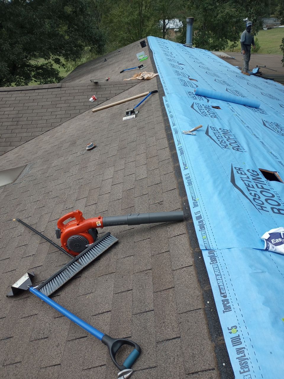 Residential Shingle Reroof using CertainTeed XT25 by Hostetler Roofing