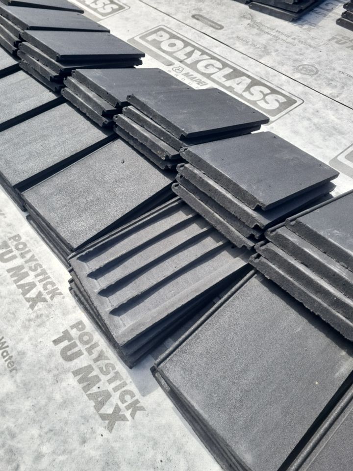 Residential Roofing Installation using Eagle Roofing Tile by BLUES BROTHERS ROOFING
