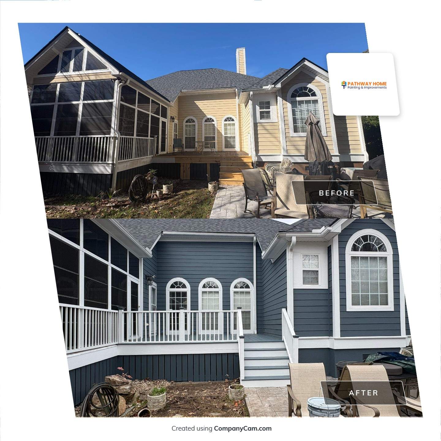 Before ➡️ After | Indigo Fields Revitalization by Pathway Home Painting & Improvements