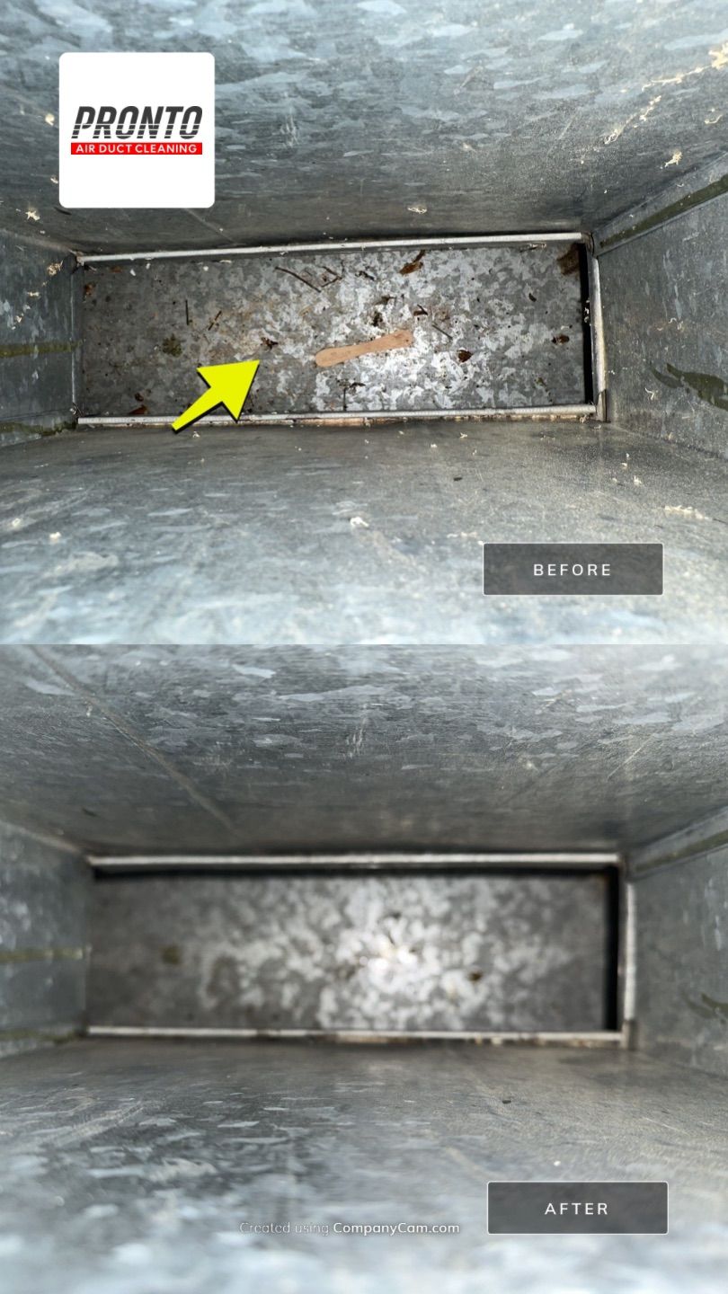 Air duct cleaning using Hypervac by Pronto Air Duct Cleaning