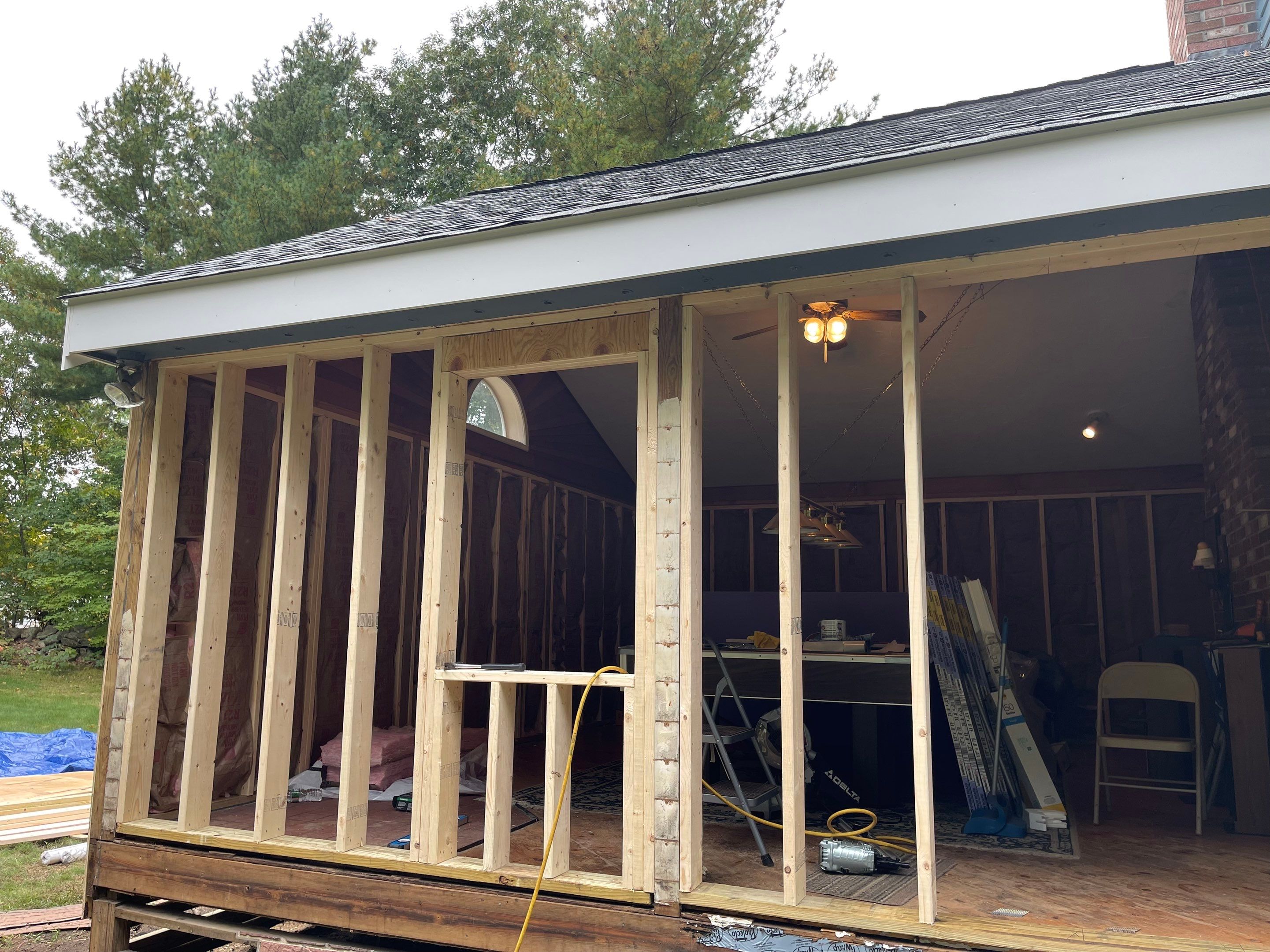 Closed in three-season room by Sensible Home Solutions