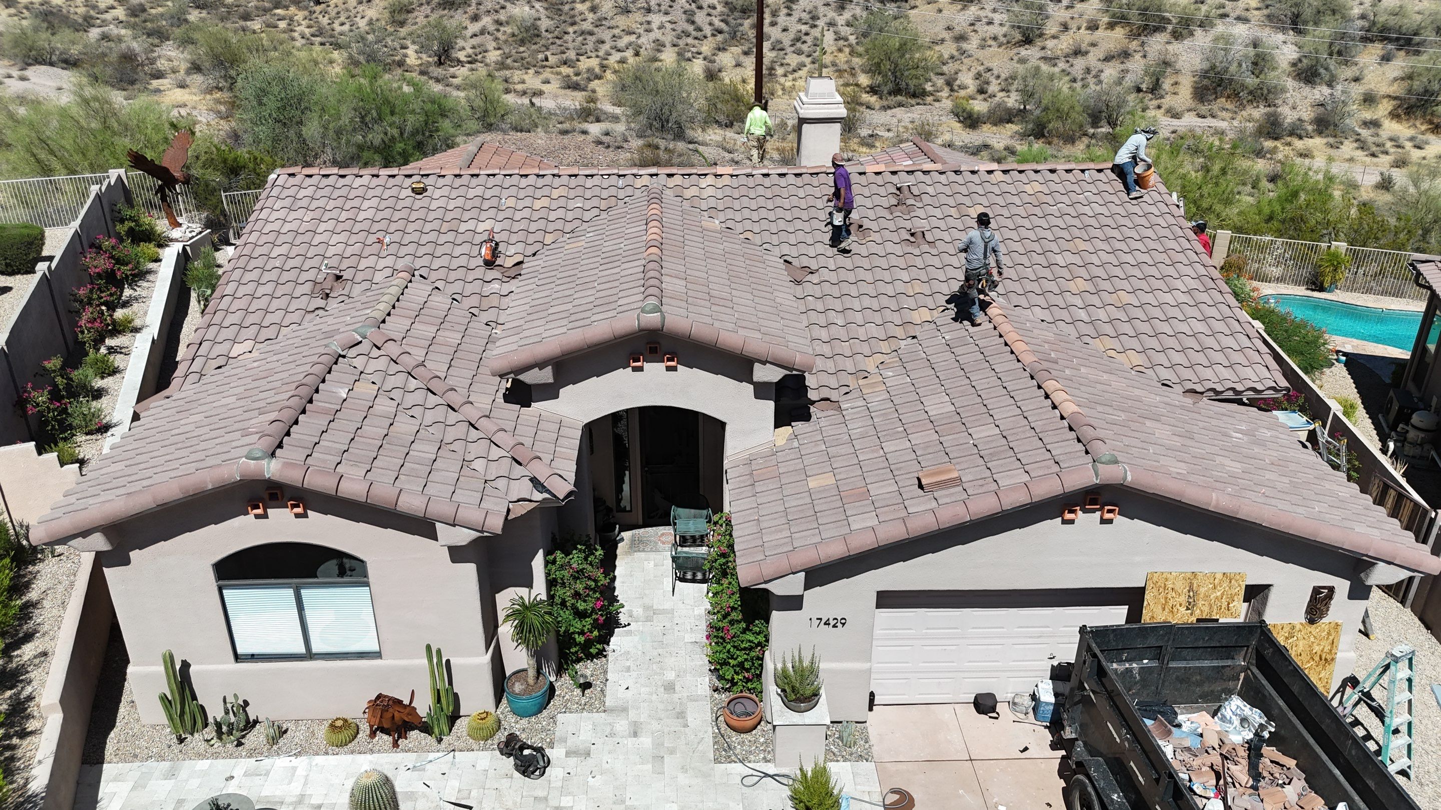 Project in Fountain Hills, AZ by Saint Roofing