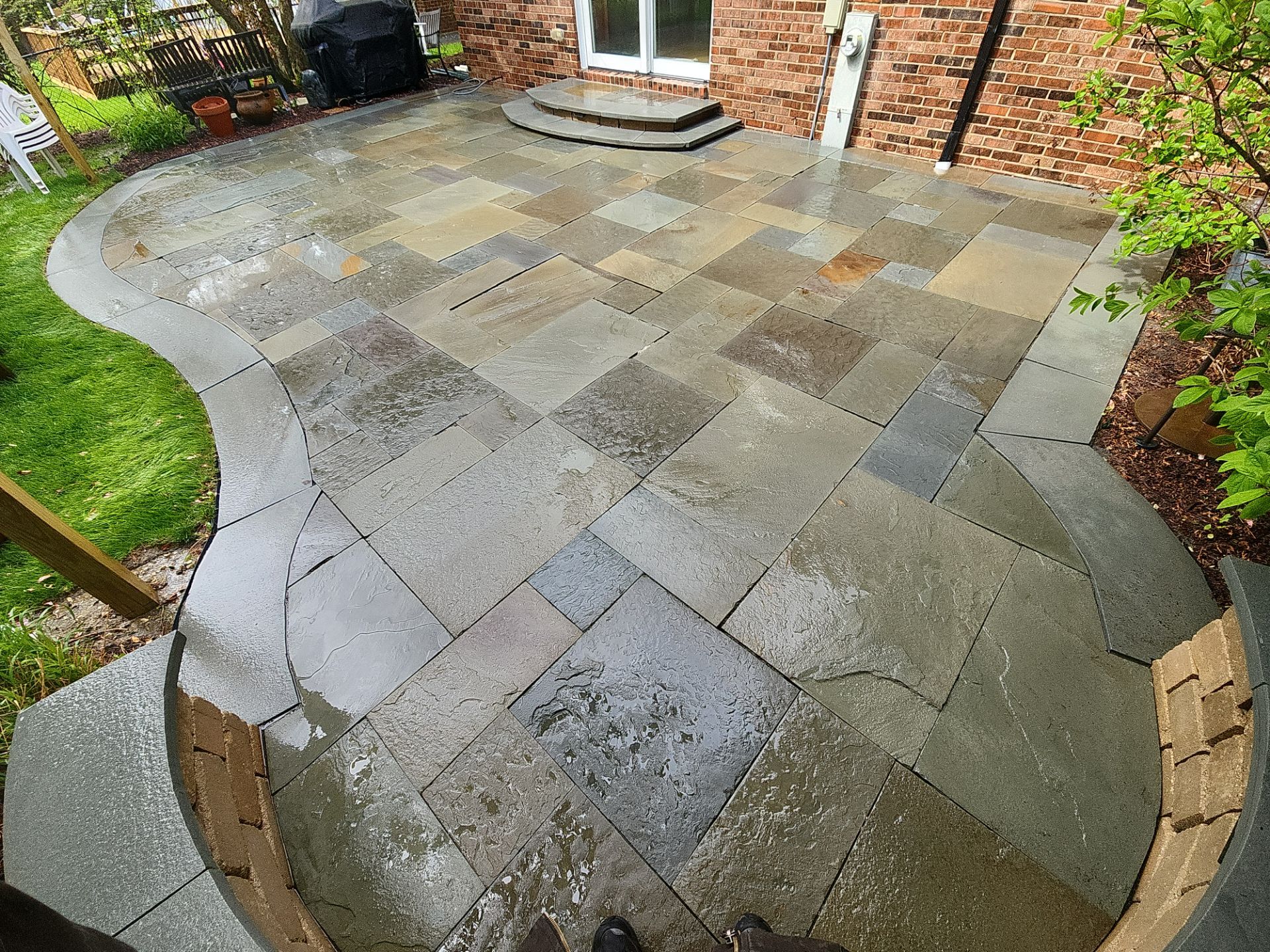 Bluestone Patio and Pool Deck Cleaning by Northern Power Washing LLC.