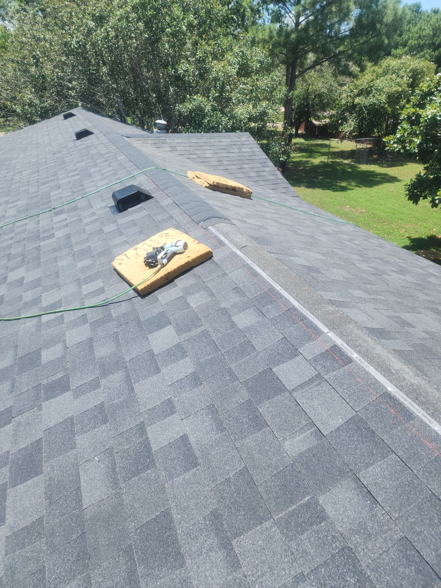 Residential Roofing Installation using Owen's Corning Duration (Lifetime) Shingles by Roof Repair Company