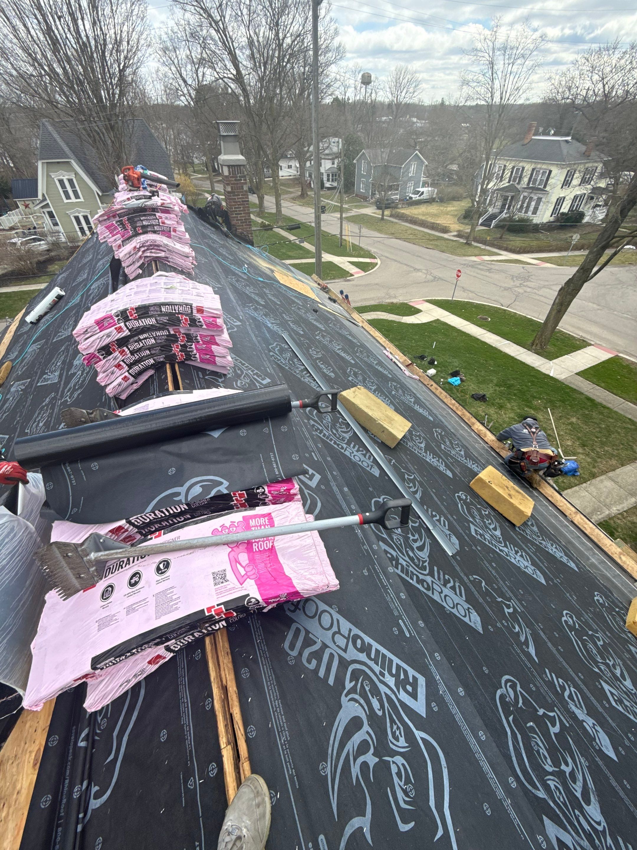 Roof Replacement using Owens Corning Summer Harvest by 180 Contractors