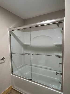 Two Showers using Alumax Shower