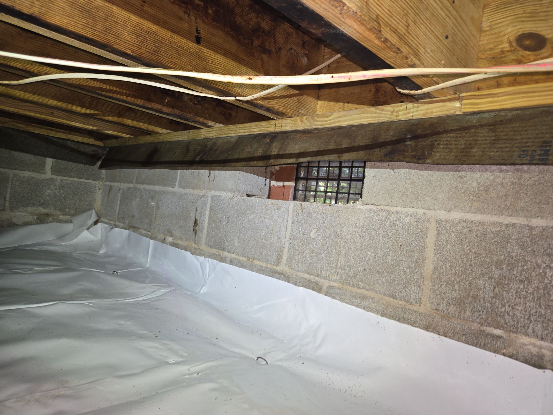 Project in Franklin by Patriot Crawl Space Repairs