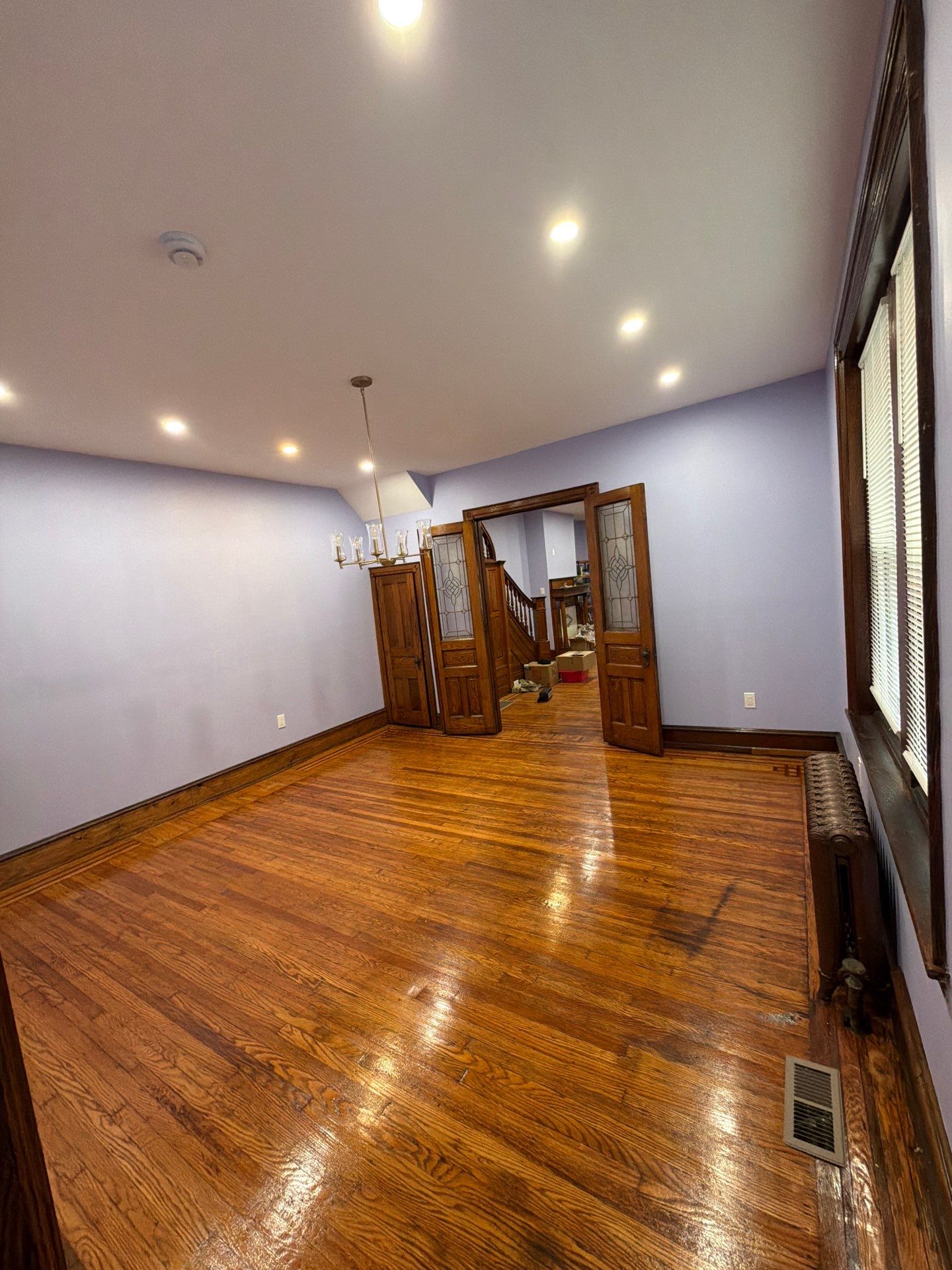 Calm Color and Cozy Flow in a Philadelphia Home by Groovy Hues